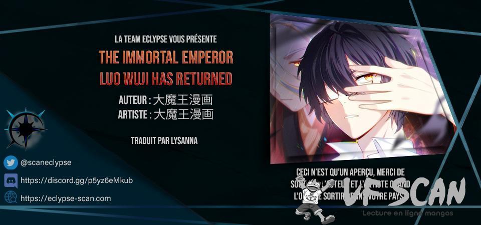  The Immortal Emperor Luo Wuji Has Returned - Chapitre 138 - 1