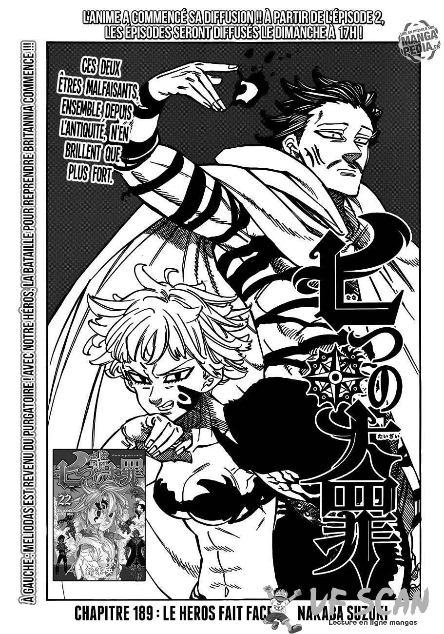  The Seven Deadly Sins - Chapitre 189 - 1