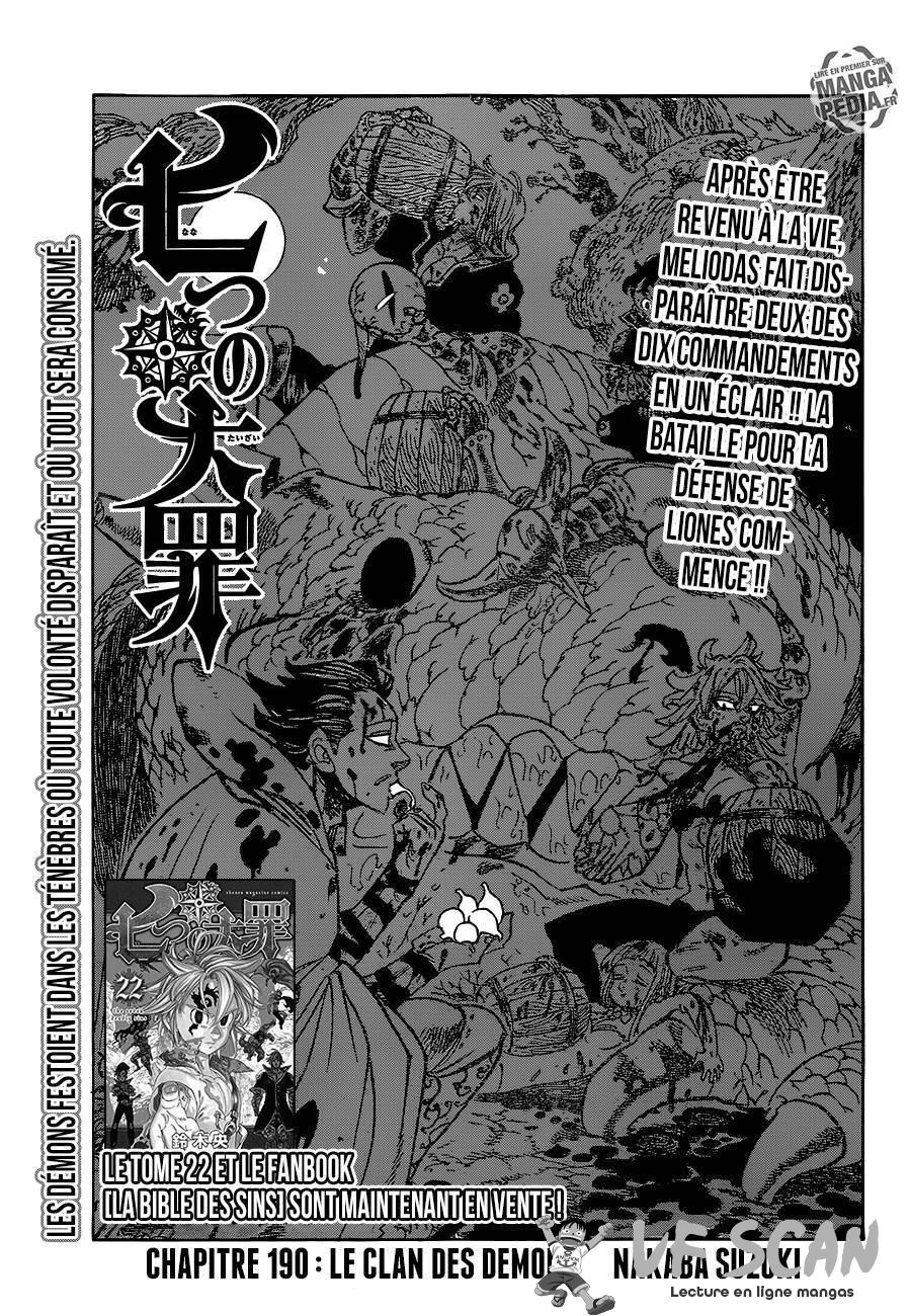  The Seven Deadly Sins - Chapitre 190 - 1