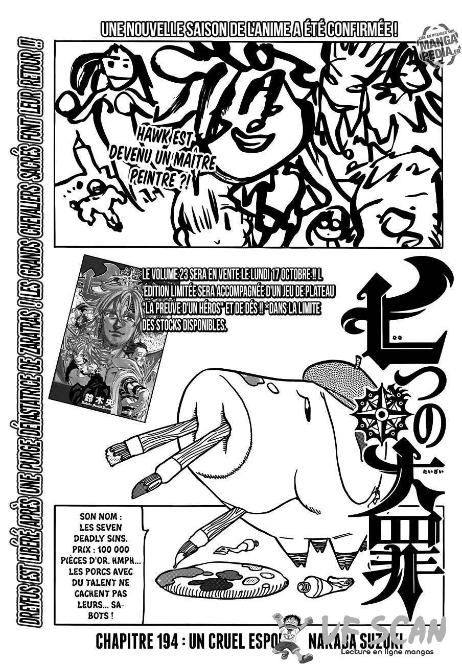  The Seven Deadly Sins - Chapitre 194 - 1