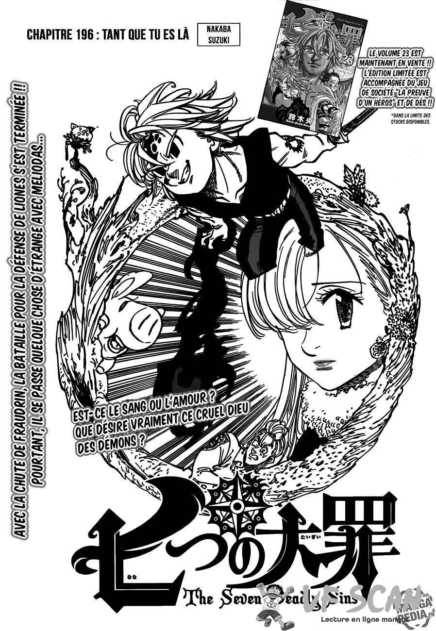  The Seven Deadly Sins - Chapitre 196 - 1