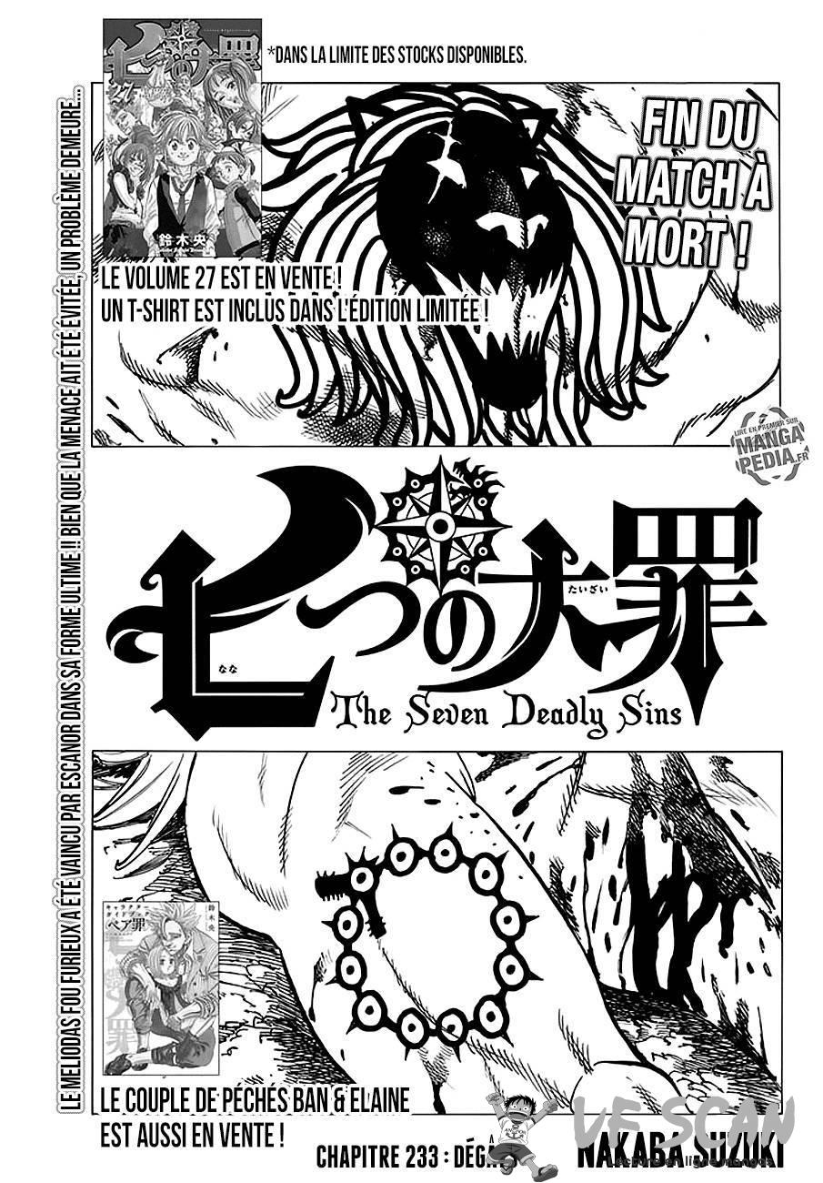  The Seven Deadly Sins - Chapitre 233 - 1