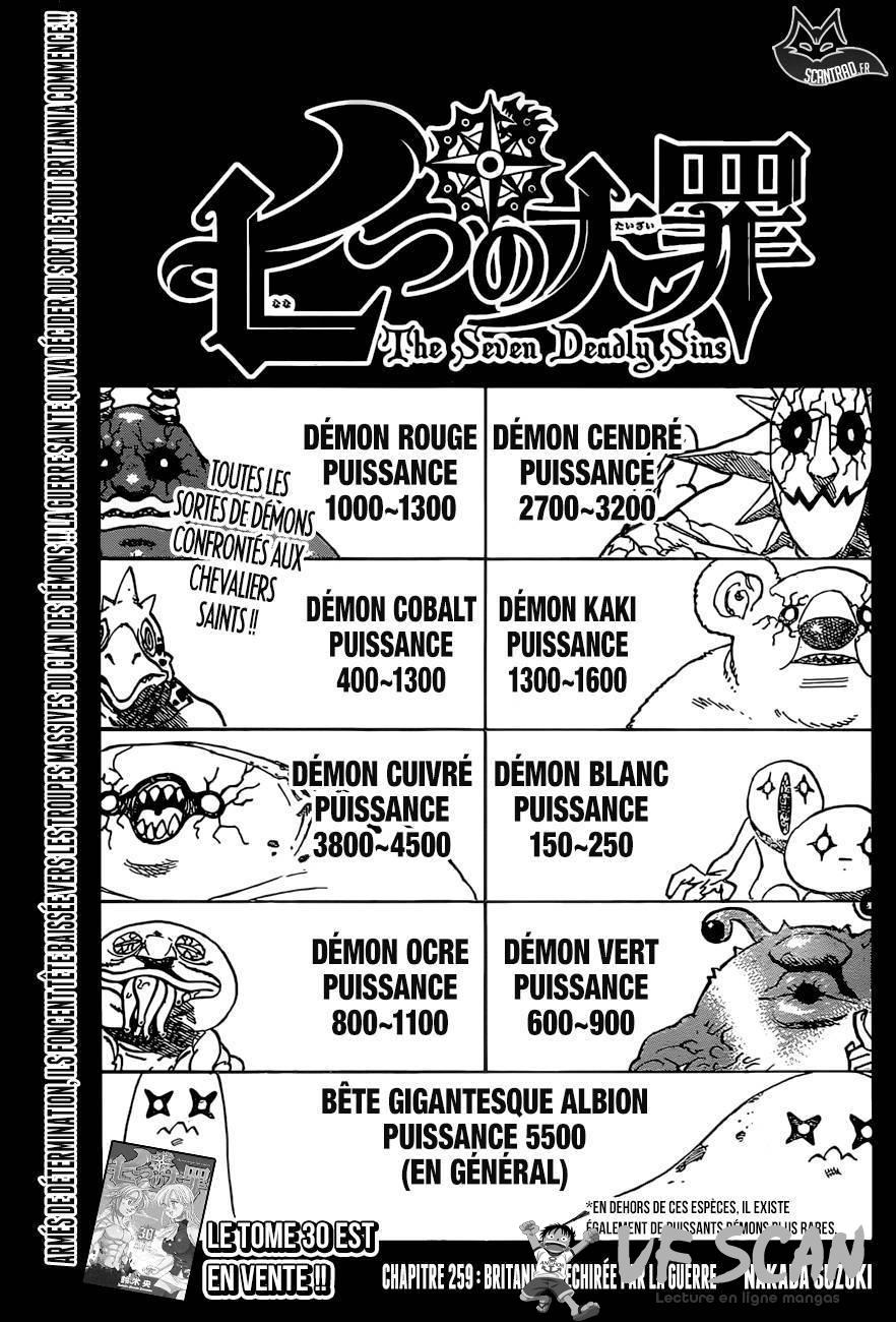  The Seven Deadly Sins - Chapitre 259 - 1