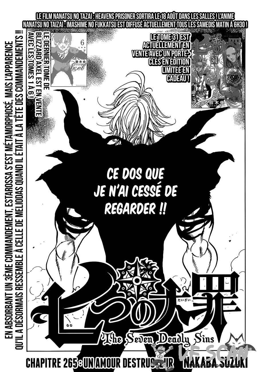  The Seven Deadly Sins - Chapitre 265 - 1