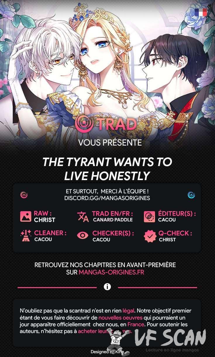  The Tyrant Wants To Live Honestly - Chapitre 1 - 1