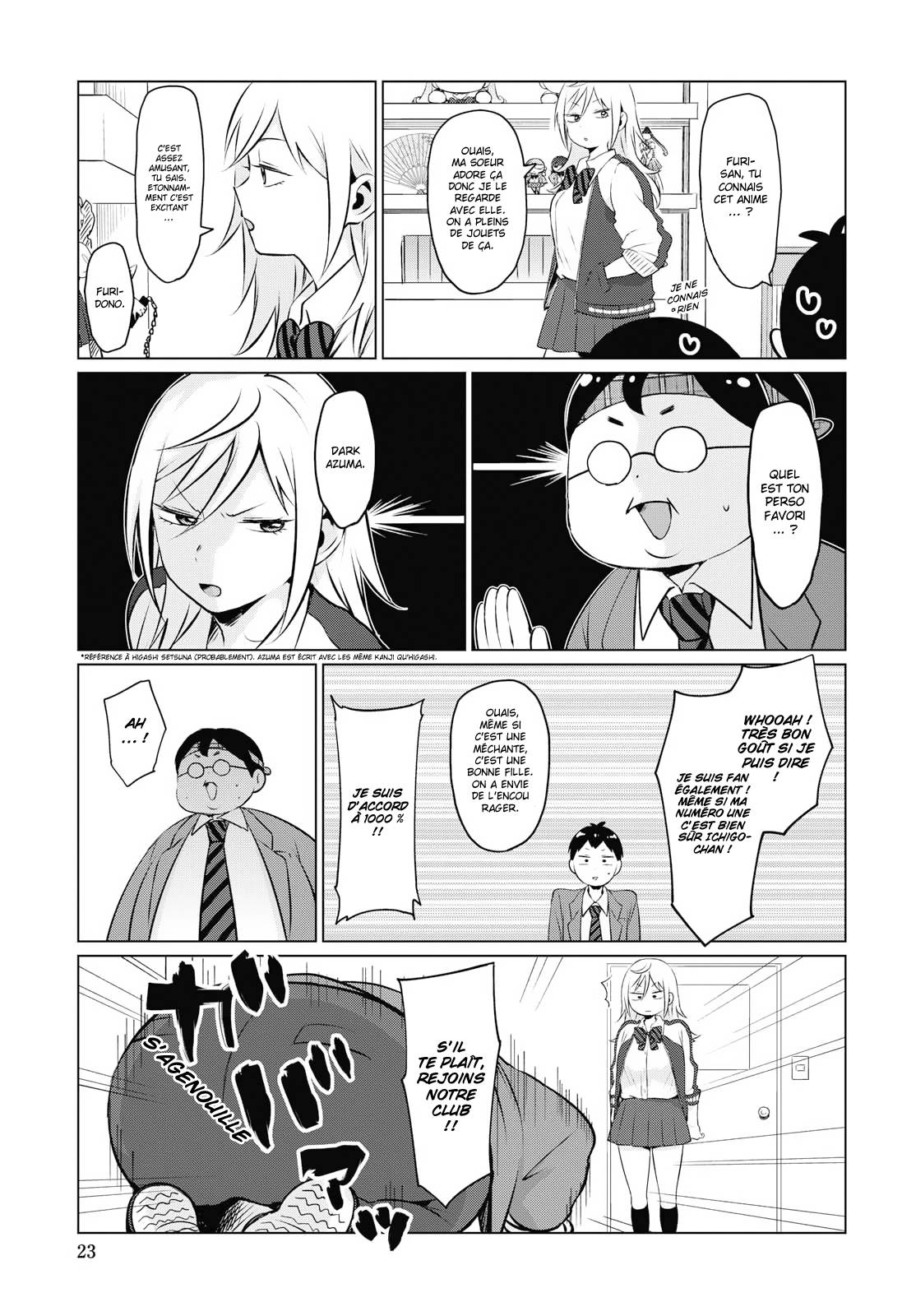  Tonari no Furi-san ga Tonikaku Kowai. - Chapitre 4 - 8