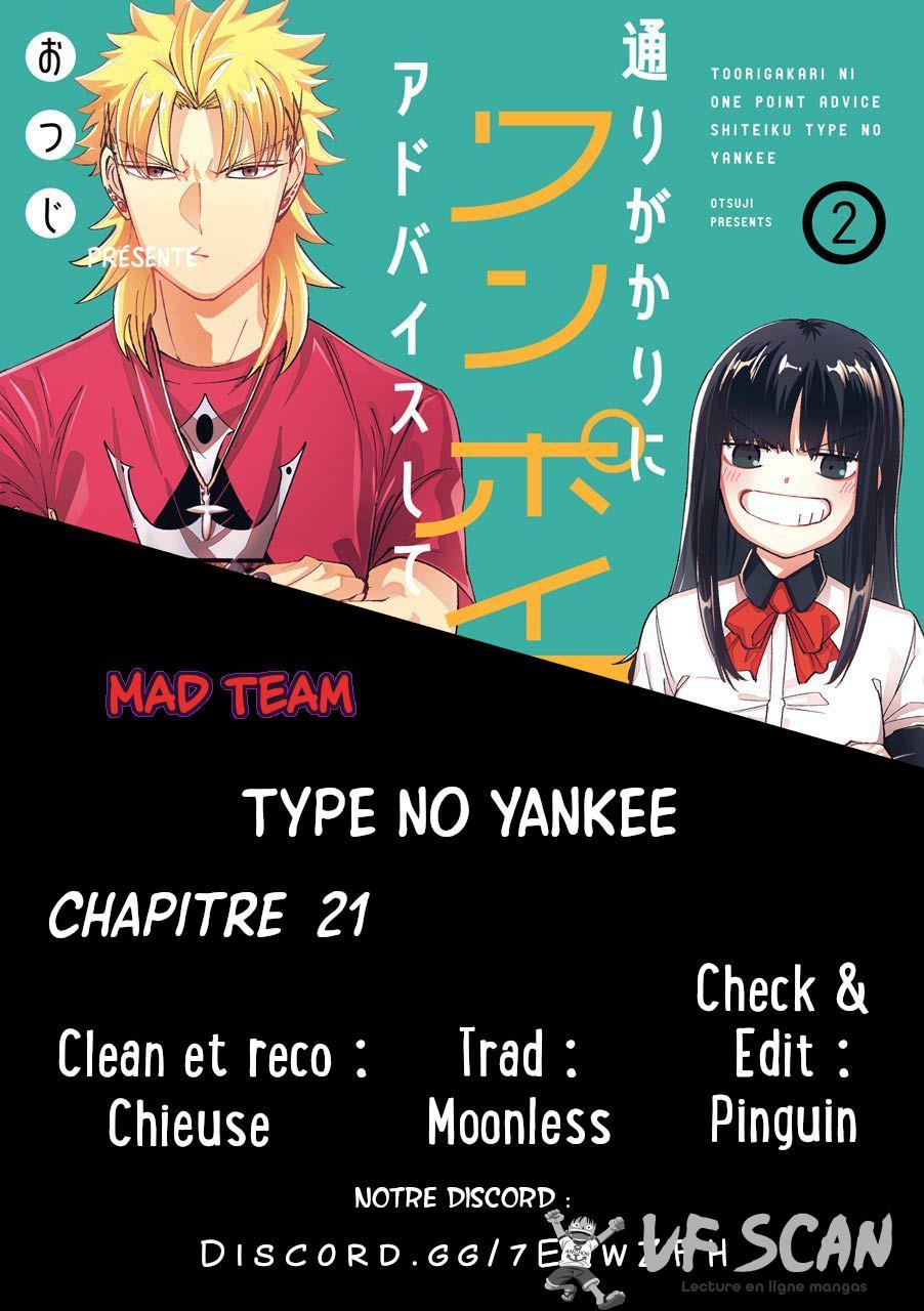  Toorigakari Ni One Point Advice Shiteiku Type no Yankee - Chapitre 21 - 1