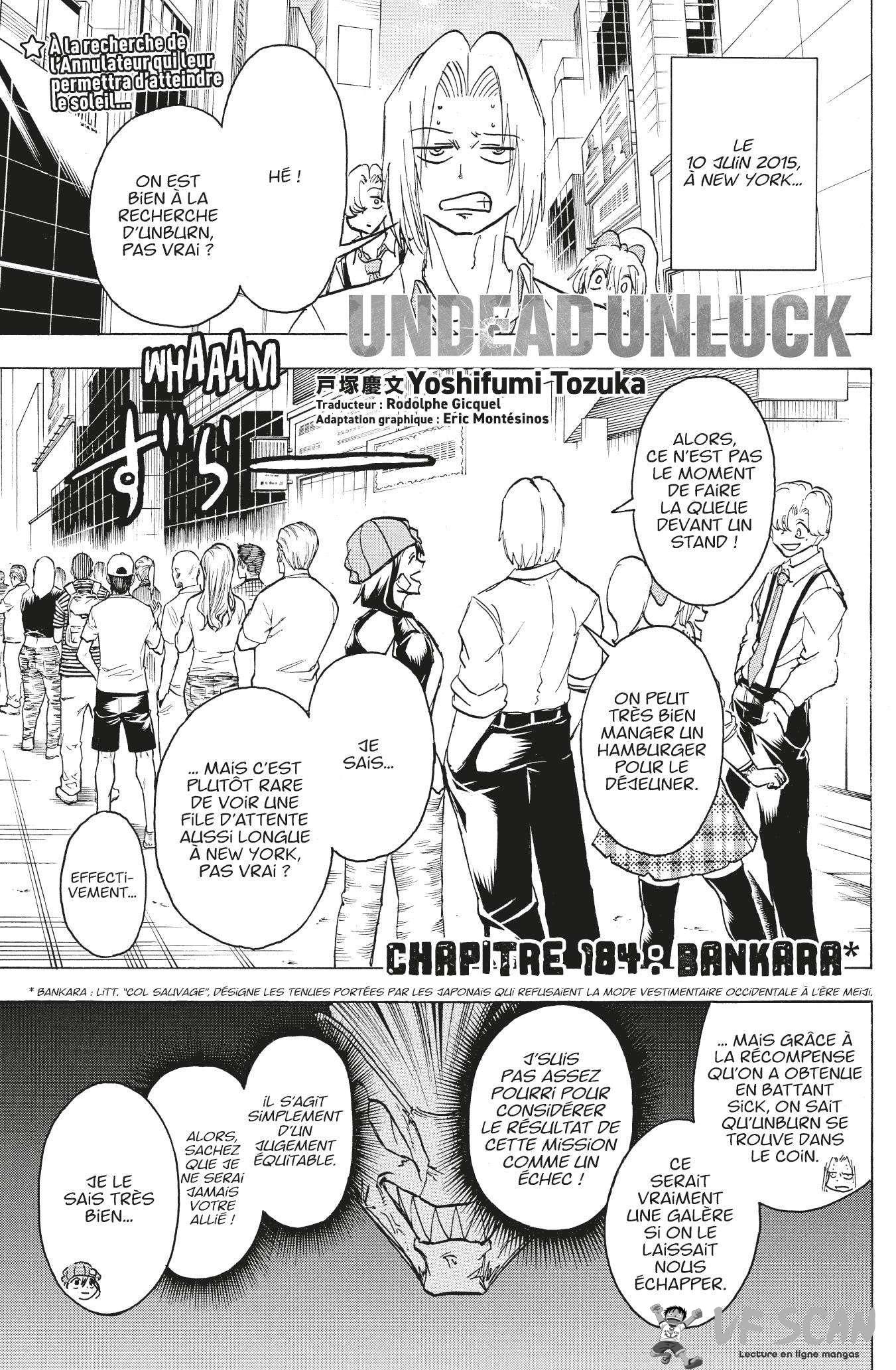  Undead Unluck - Chapitre 184 - 1