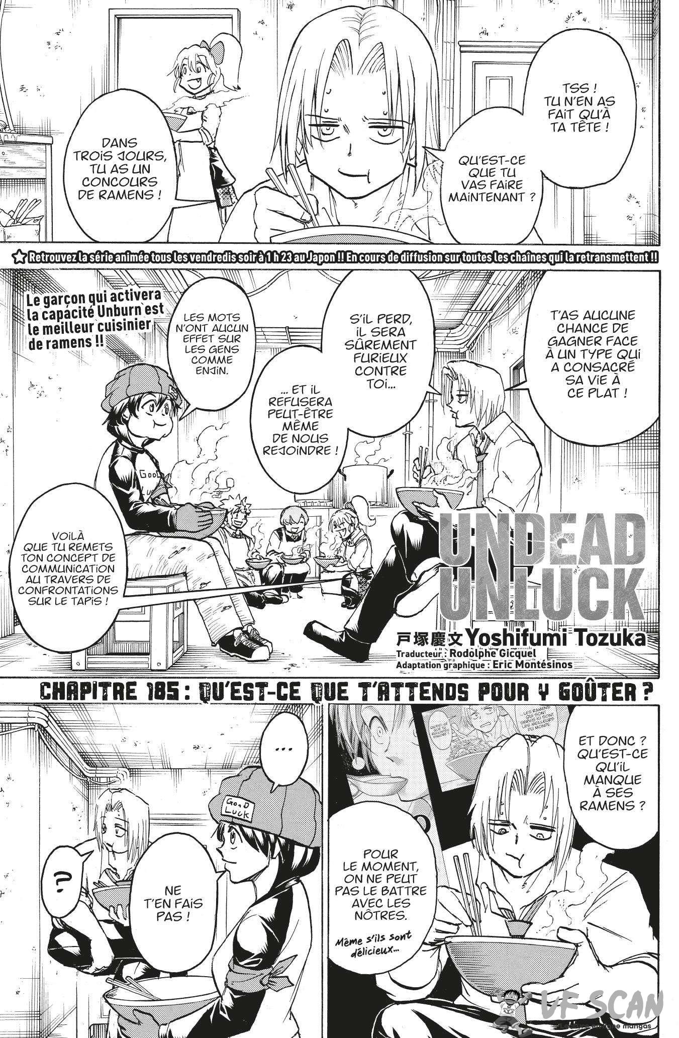  Undead Unluck - Chapitre 185 - 1