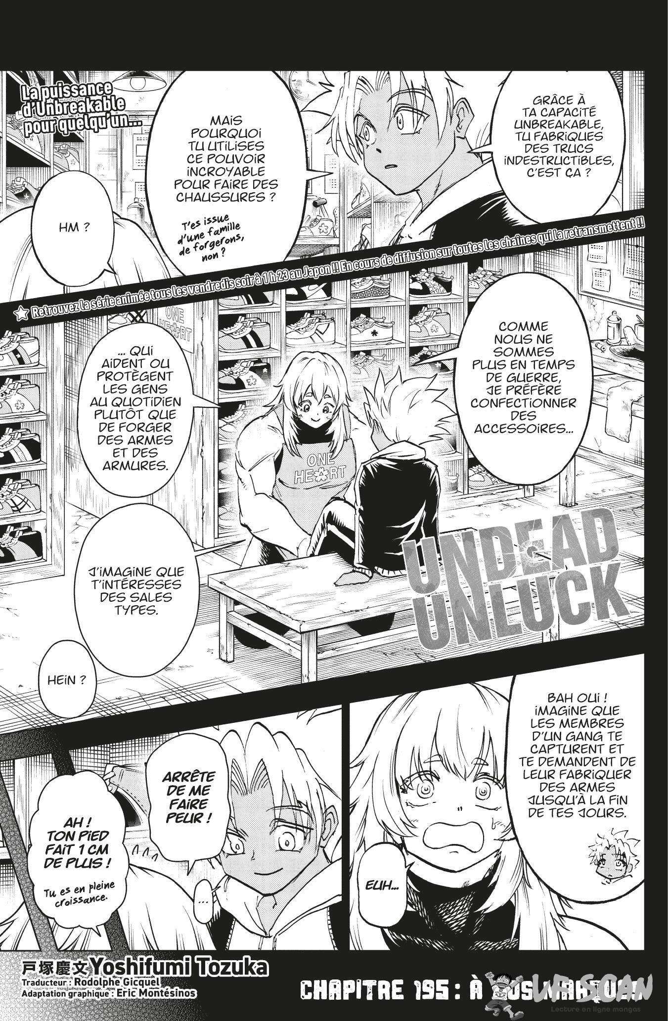  Undead Unluck - Chapitre 195 - 1