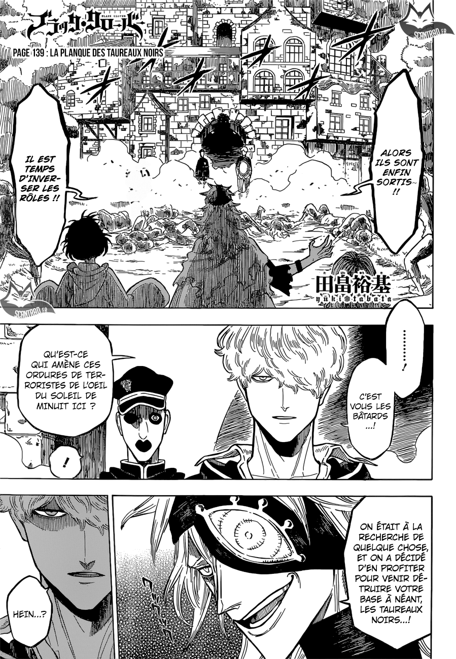  Black Clover Français - Black Clover 139 La planque des Taureaux noirs - 1