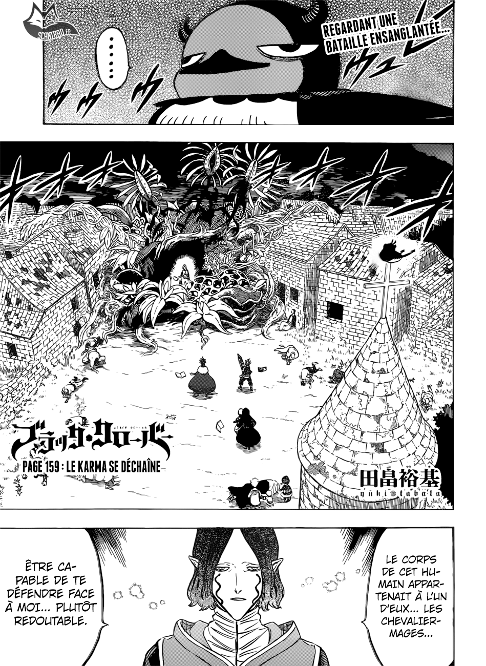  Black Clover Français - Black Clover 159 Le karma se déchaîne - 1