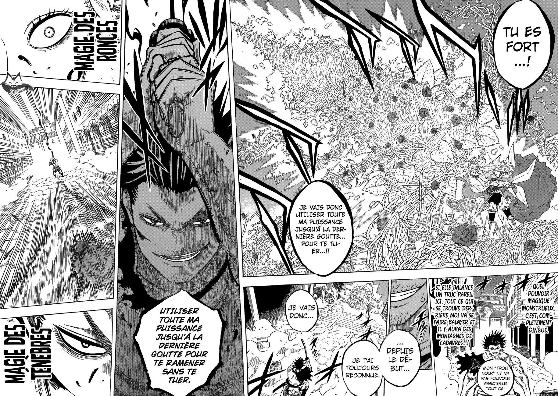  Black Clover Français - Black Clover 169 Le capitaine des taureaux noirs VS La rose cramoisie - 12