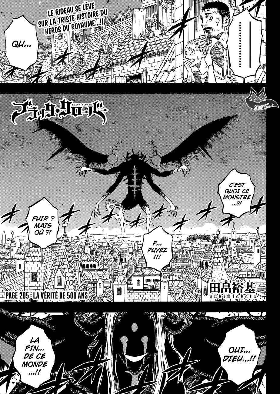  Black Clover Français - Black Clover 205 La vérité de 500 ans - 1