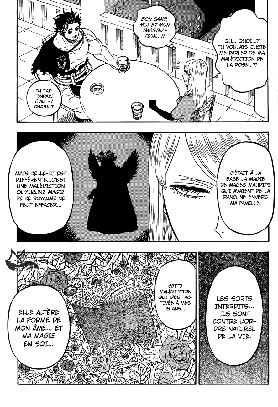  Black Clover Français - Black Clover 221 La confession de la rose bleue. - 12