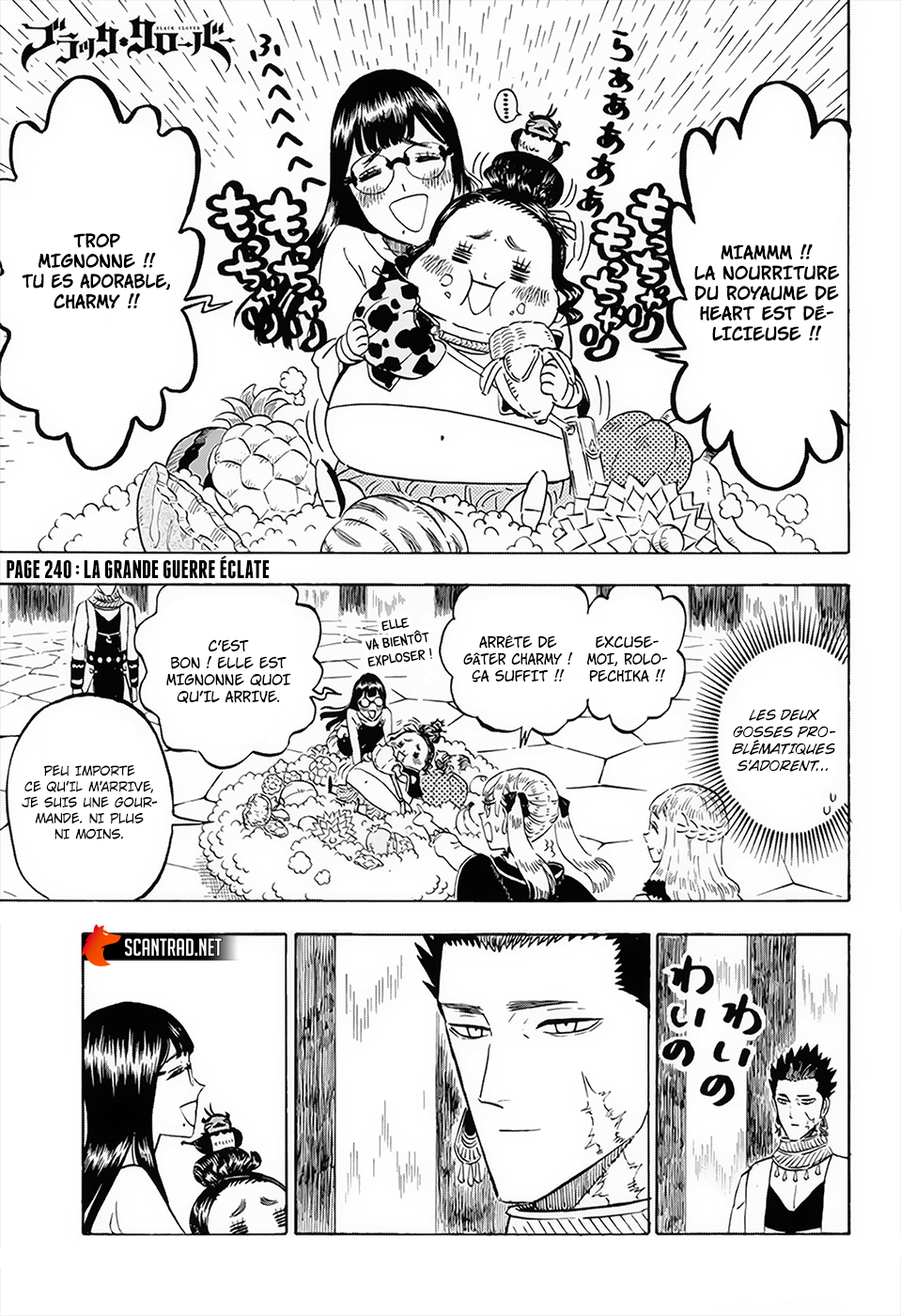  Black Clover Français - Black Clover 240 La grande guerre éclate - 1