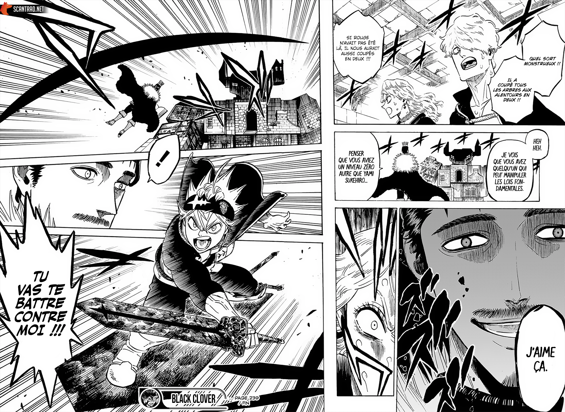  Black Clover Français - Black Clover 240 La grande guerre éclate - 25