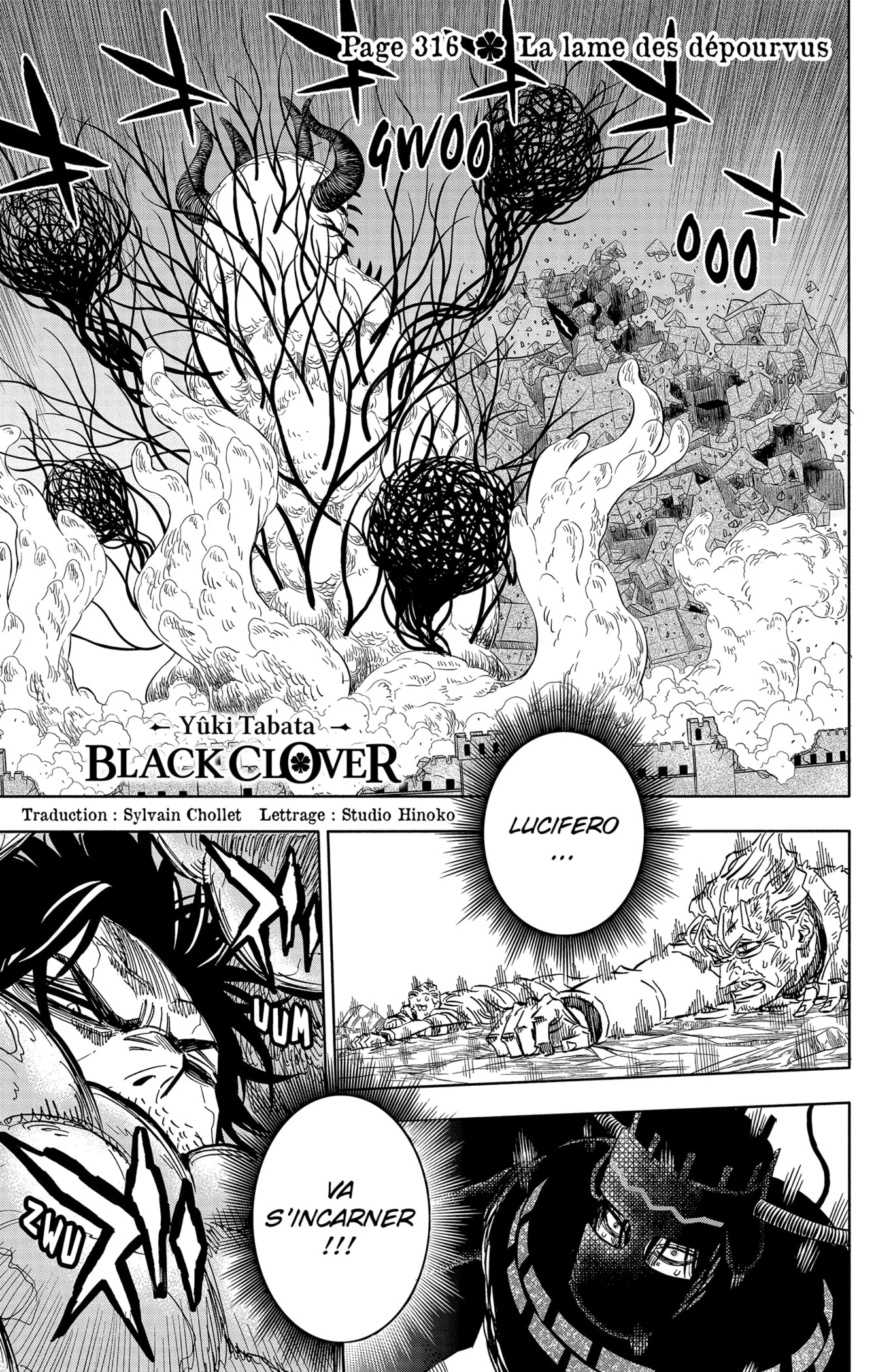  Black Clover Français - Black Clover 316 La lame des dépourvus - 1