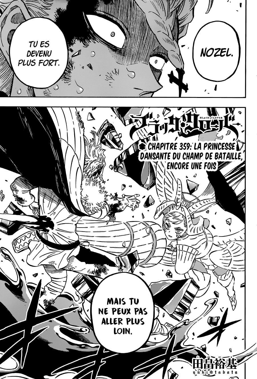  Black Clover Français - Black Clover 359 La princesse dansante du champ de bataille, encore une fois - 1