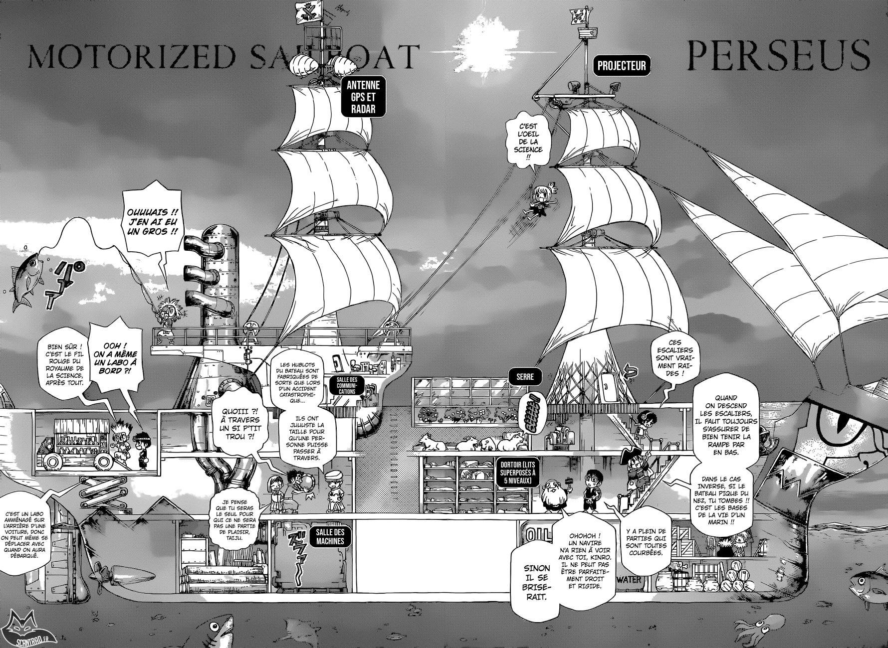  Dr. Stone Français - Dr. Stone 102 Le Persée, navire scientifique - 9