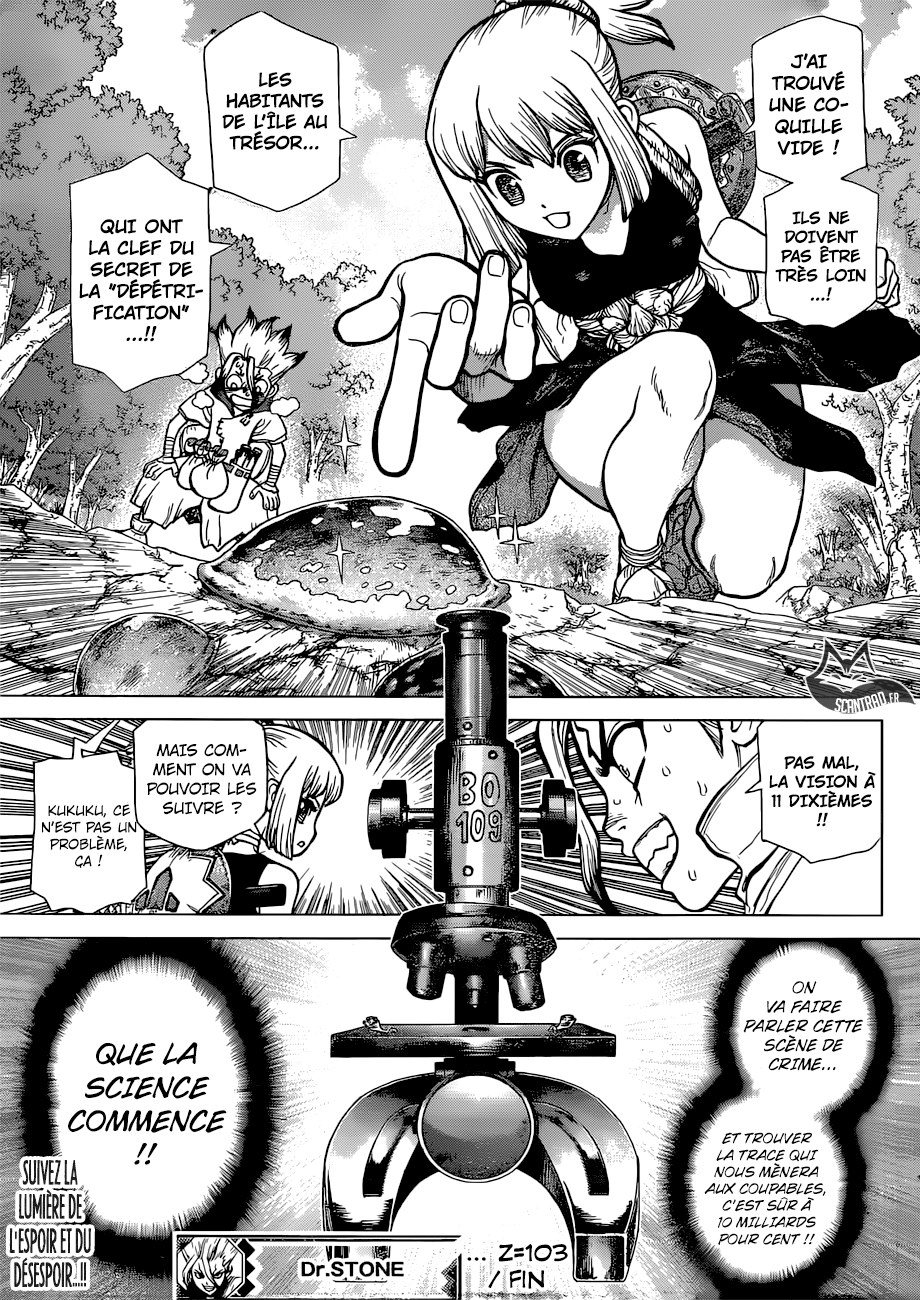  Dr. Stone Français - Dr. Stone 103 La lumière de l'espoir et du désespoir - 18