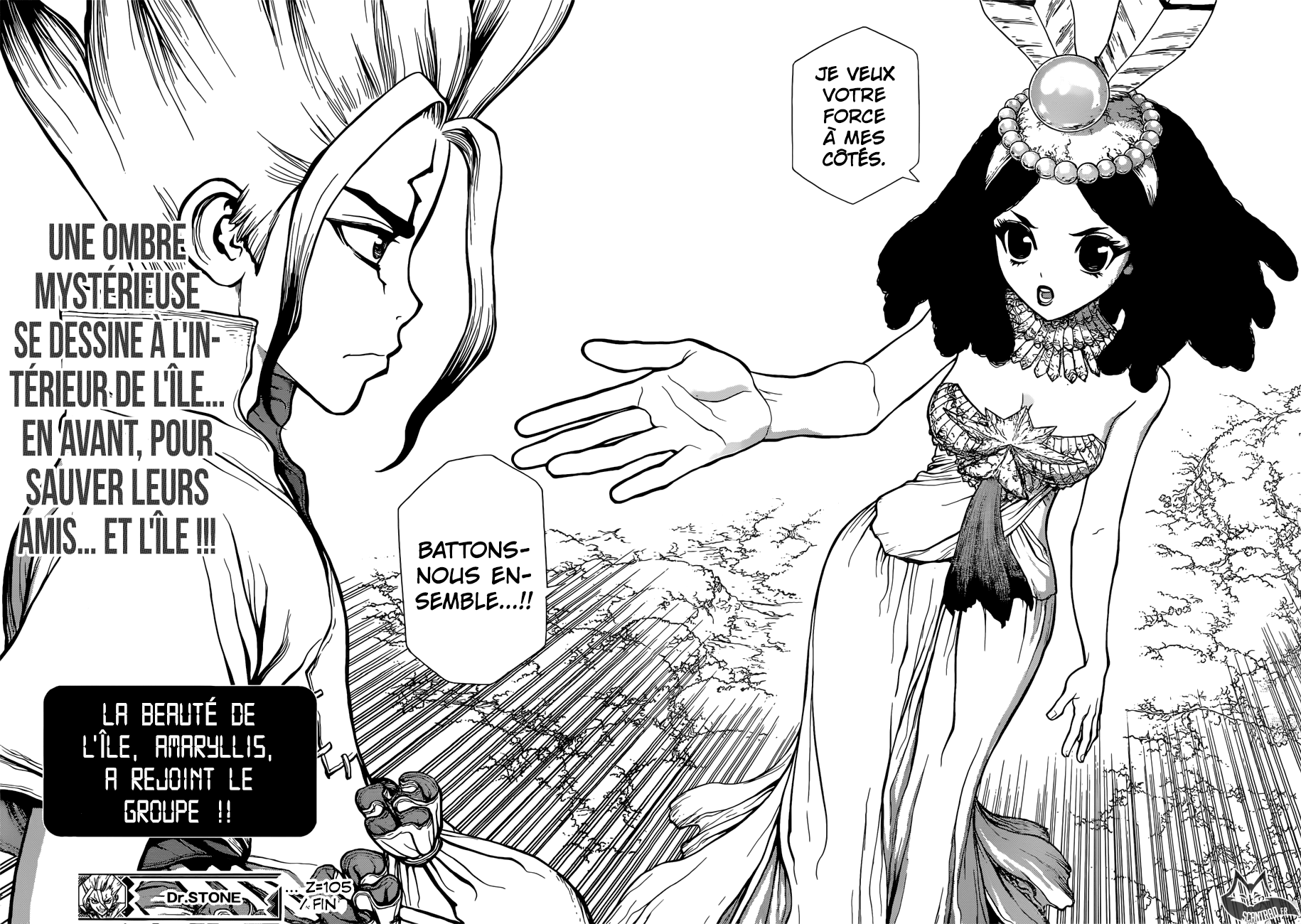  Dr. Stone Français - Dr. Stone 105 La beauté de l'ile - 17