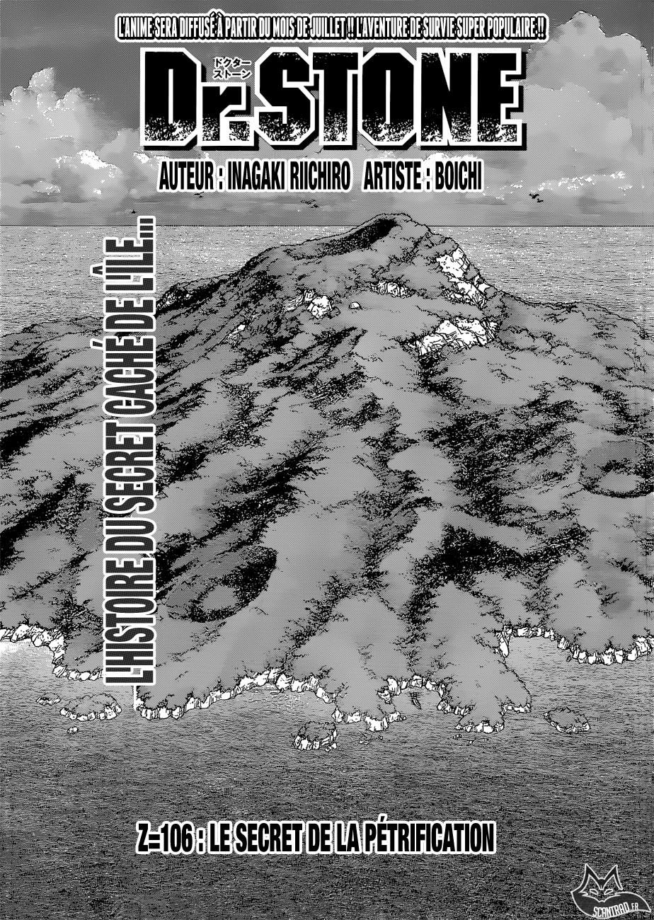  Dr. Stone Français - Dr. Stone 106 Le secret de la pétrification - 1