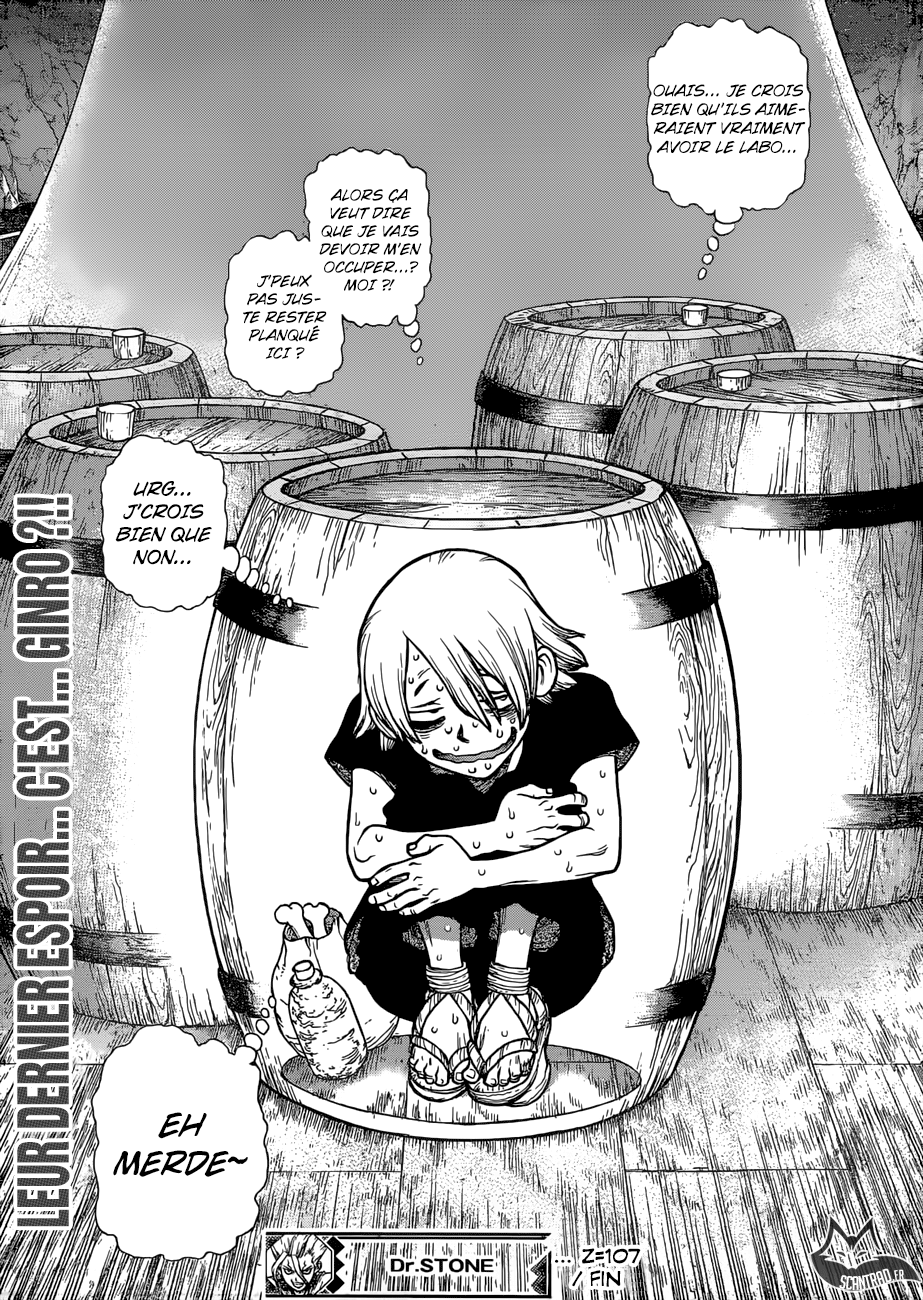  Dr. Stone Français - Dr. Stone 107 Leur atout est sur le navire scientifique - 19