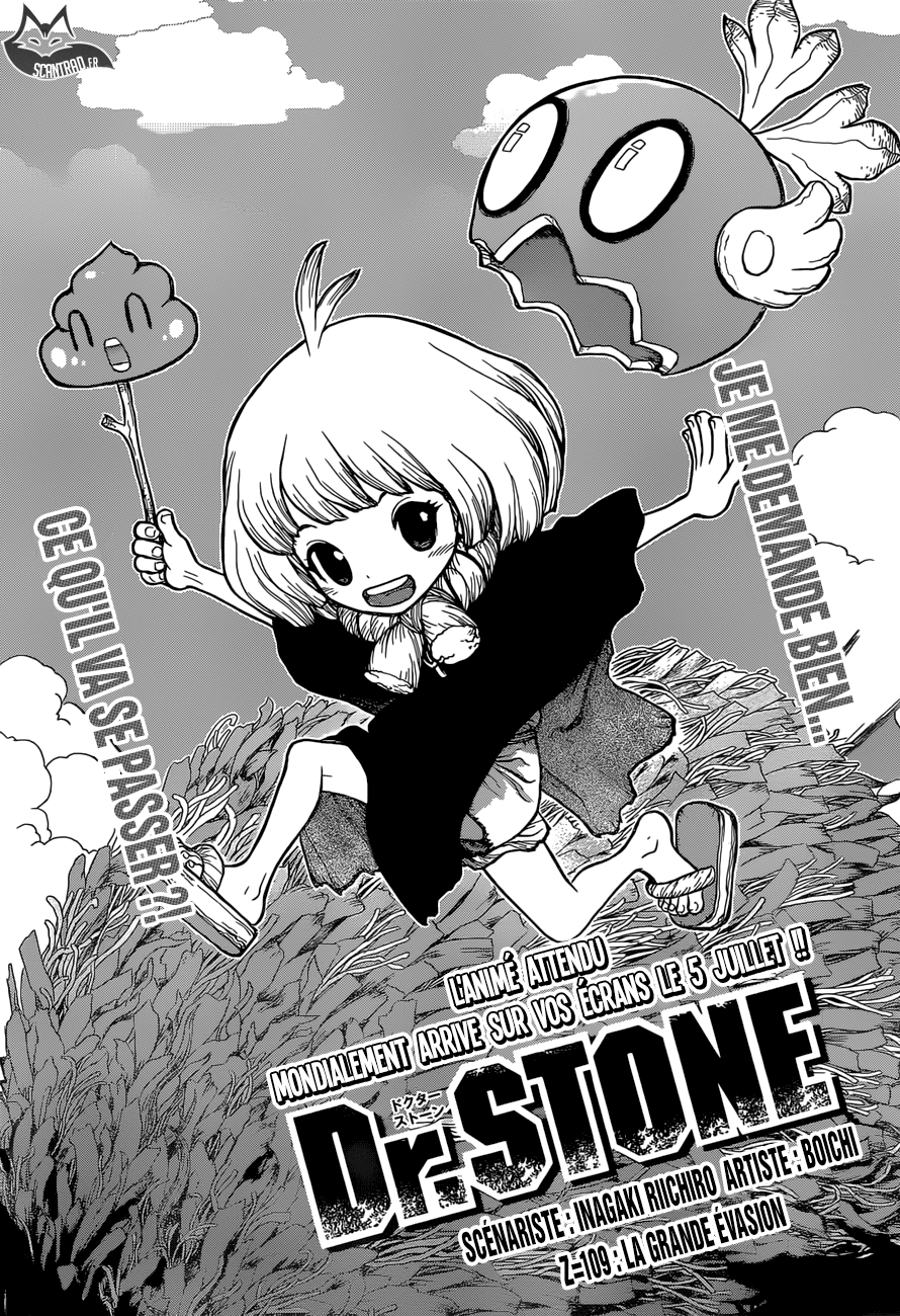  Dr. Stone Français - Dr. Stone 109 La Grande Evasion - 1