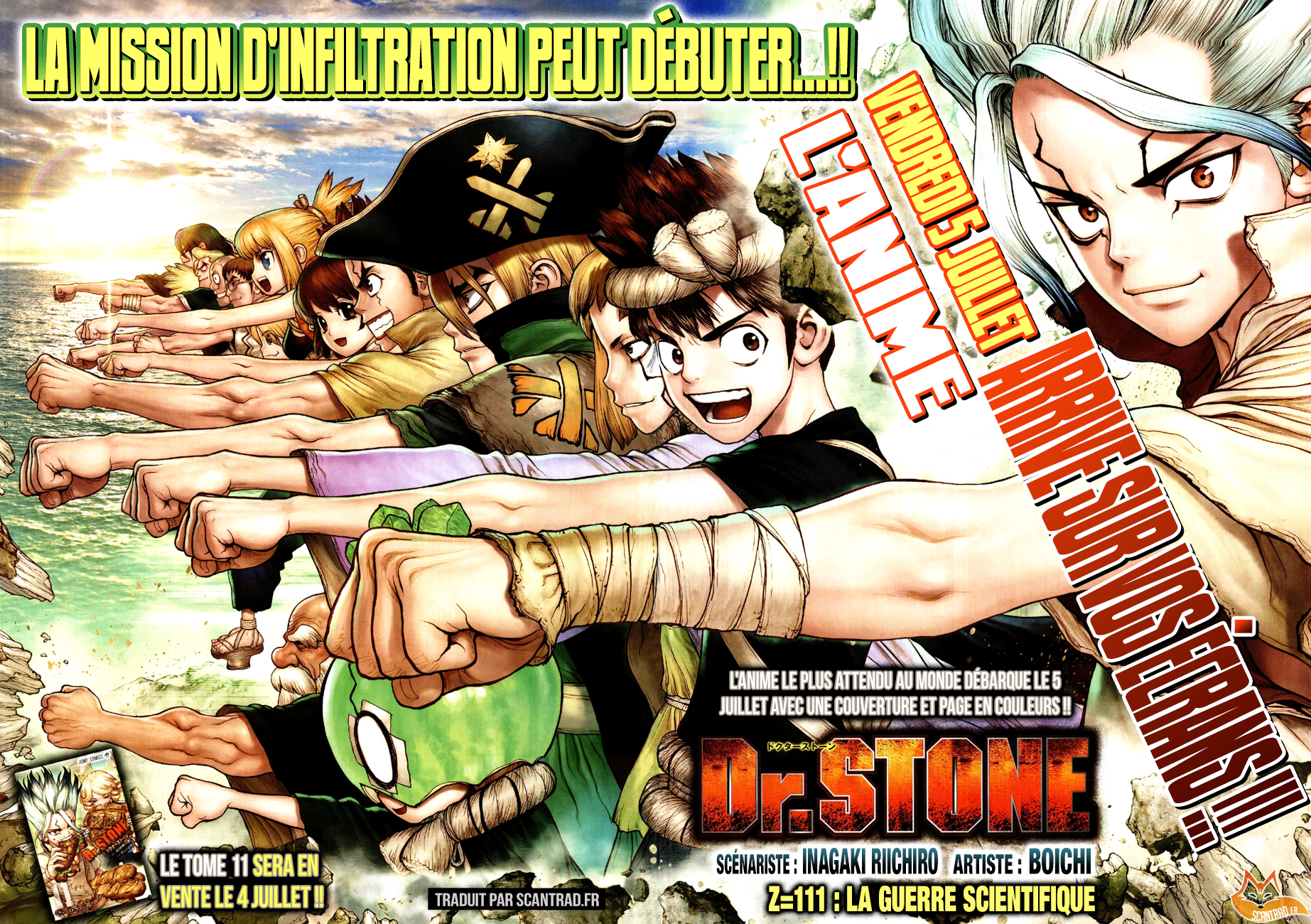  Dr. Stone Français - Dr. Stone 111 La guerre scientifique - 3