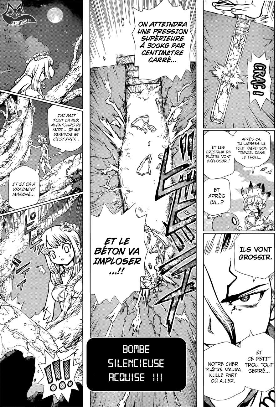  Dr. Stone Français - Dr. Stone 114 Ainsi la science creuse la pierre sans faire de bruit - 14