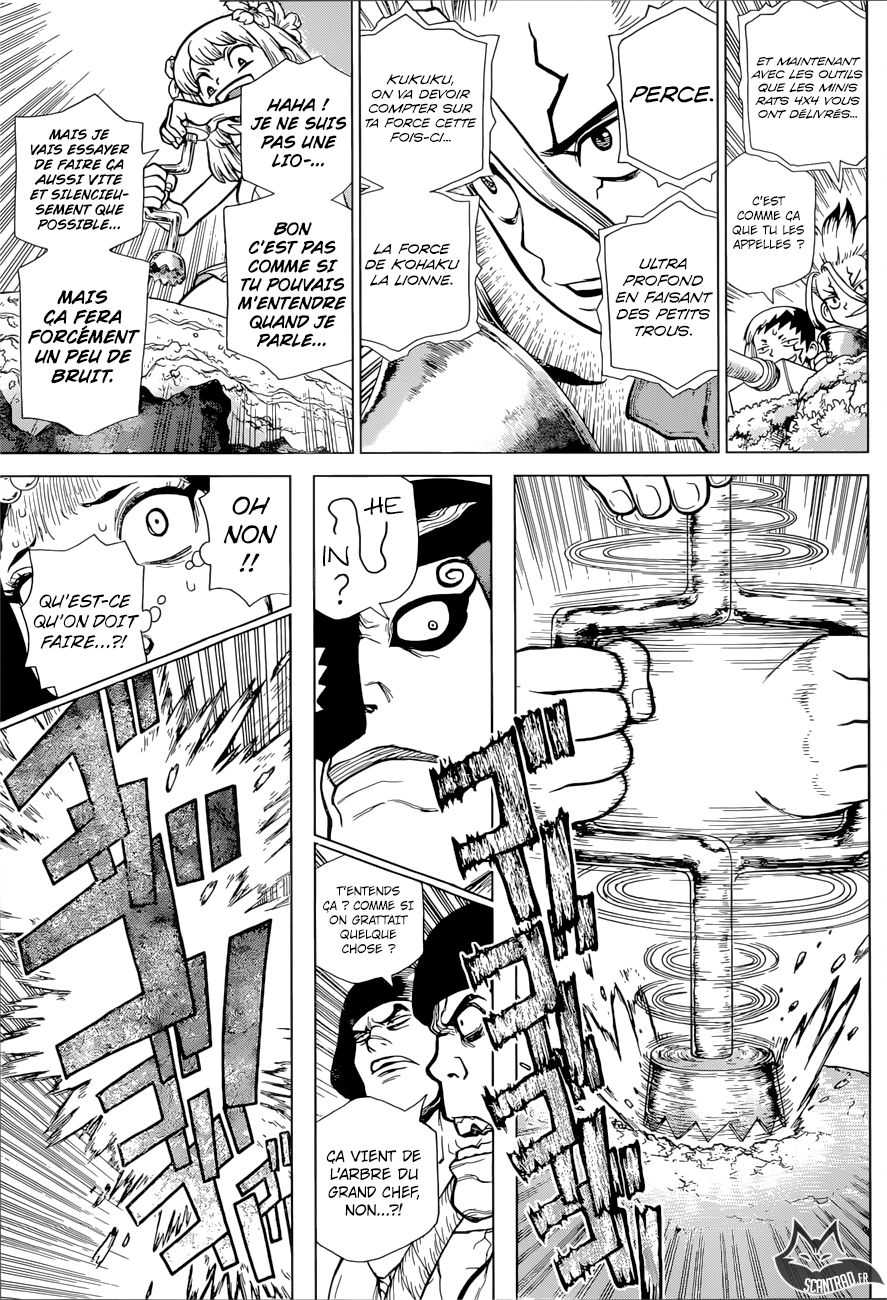  Dr. Stone Français - Dr. Stone 114 Ainsi la science creuse la pierre sans faire de bruit - 10