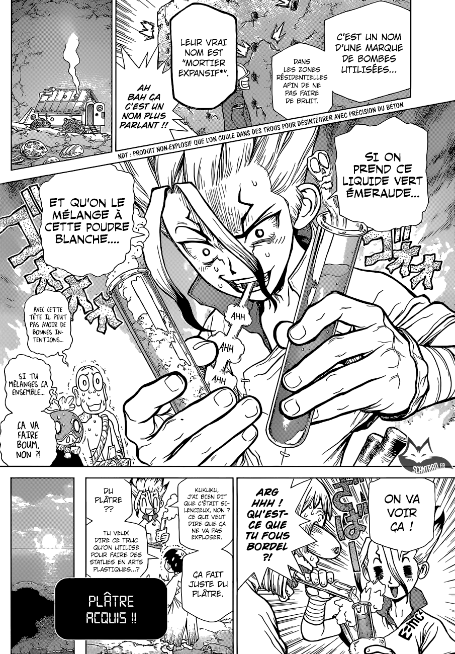  Dr. Stone Français - Dr. Stone 114 Ainsi la science creuse la pierre sans faire de bruit - 7