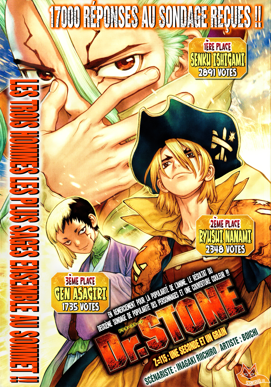  Dr. Stone Français - Dr. Stone 115 Une seconde et un grain - 1