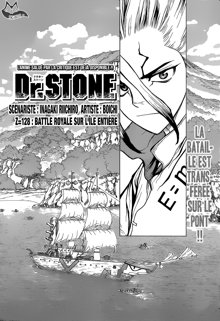  Dr. Stone Français - Dr. Stone 128 Battle Royale sur l'île entière - 2