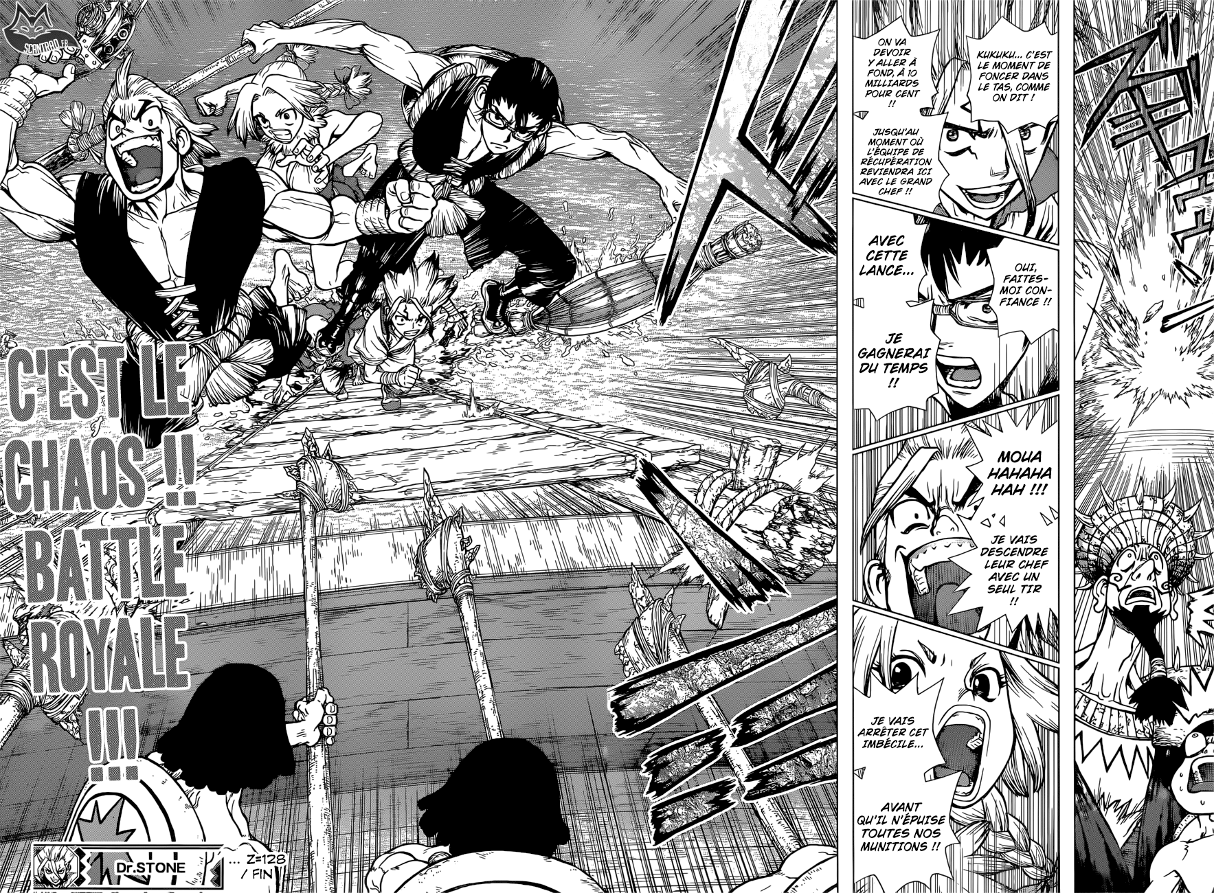  Dr. Stone Français - Dr. Stone 128 Battle Royale sur l'île entière - 18