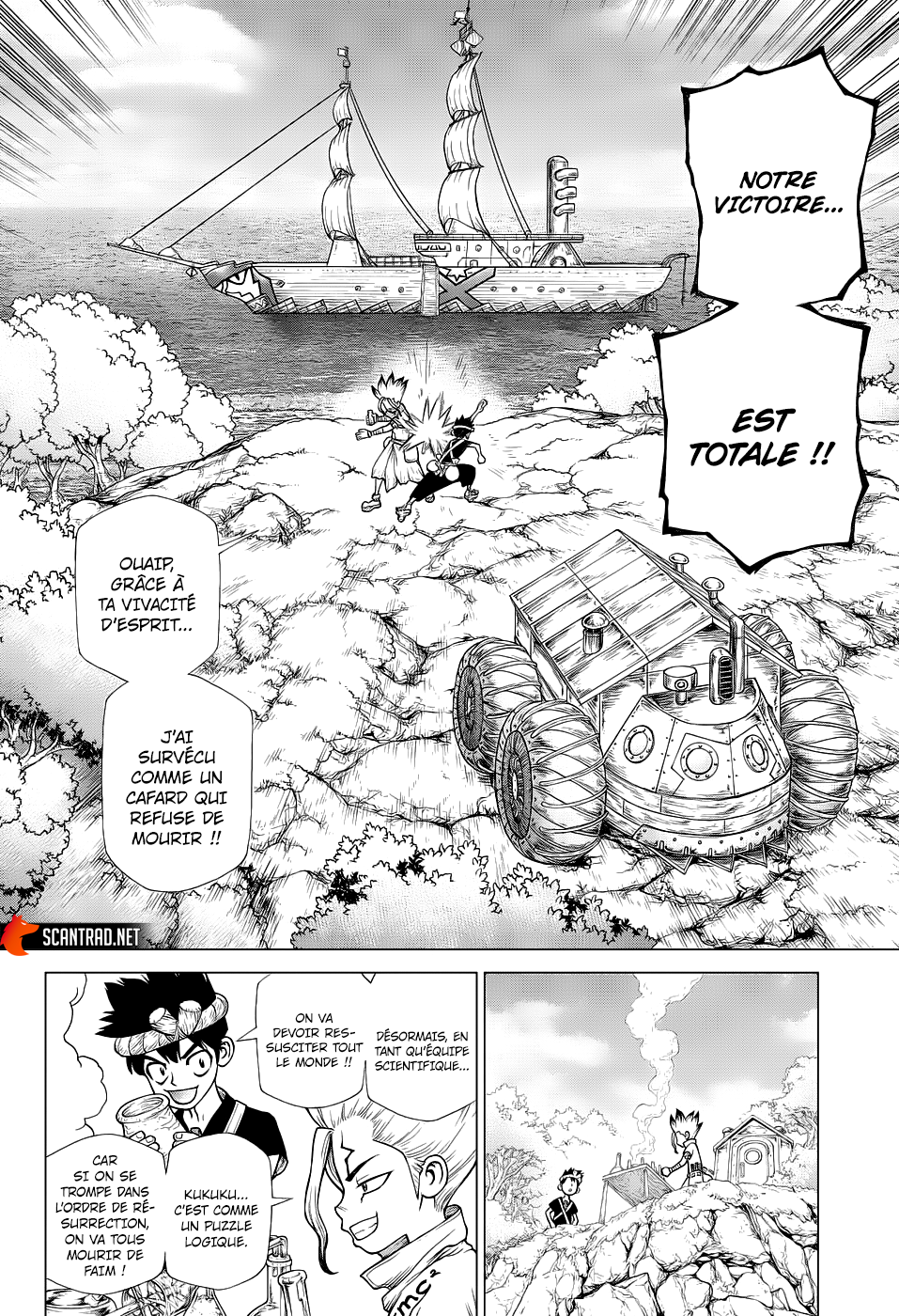  Dr. Stone Français - Dr. Stone 138 Fin du troisième arc - 2