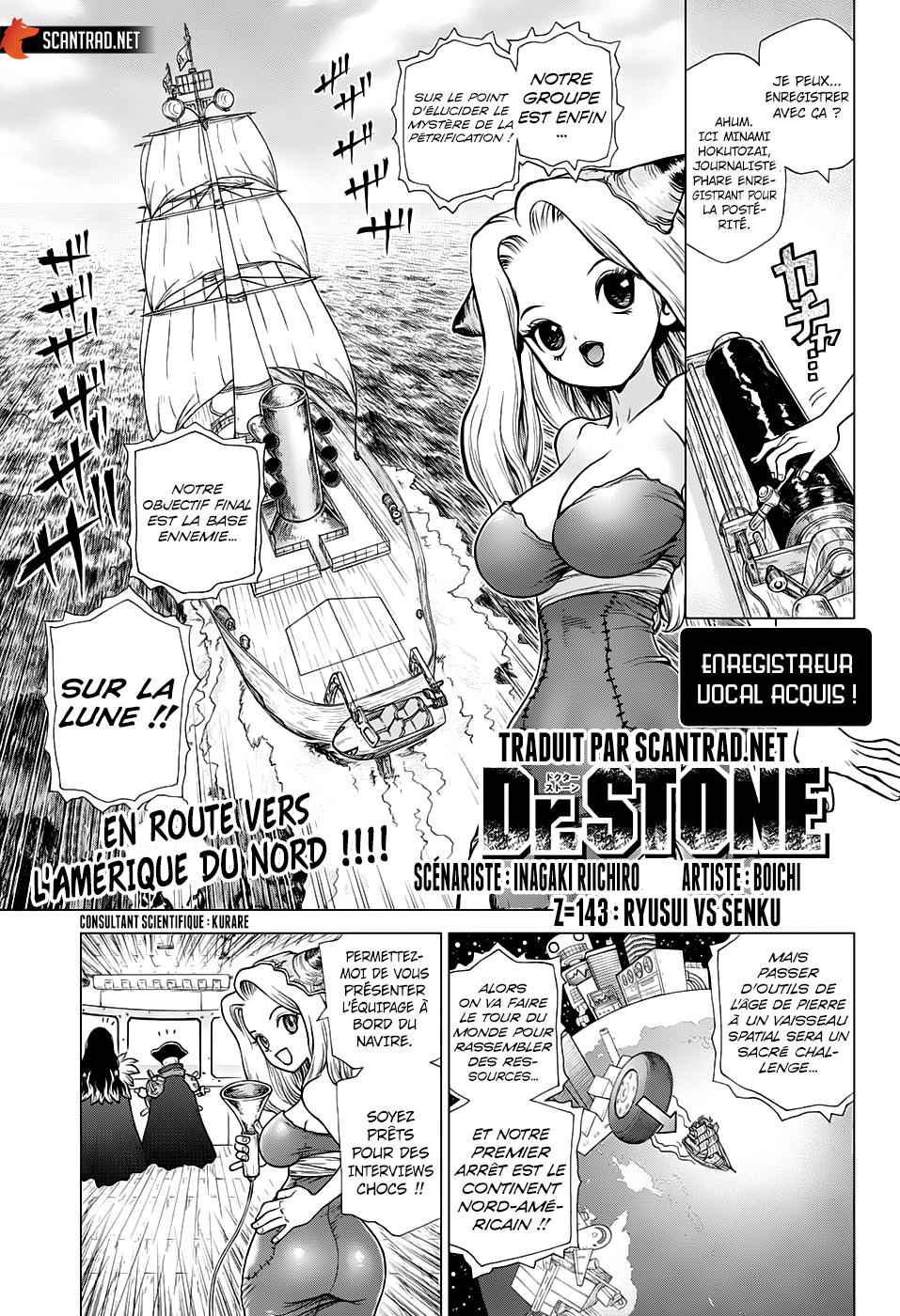  Dr. Stone Français - Dr. Stone 143 Ryusui vs. Senku - 1