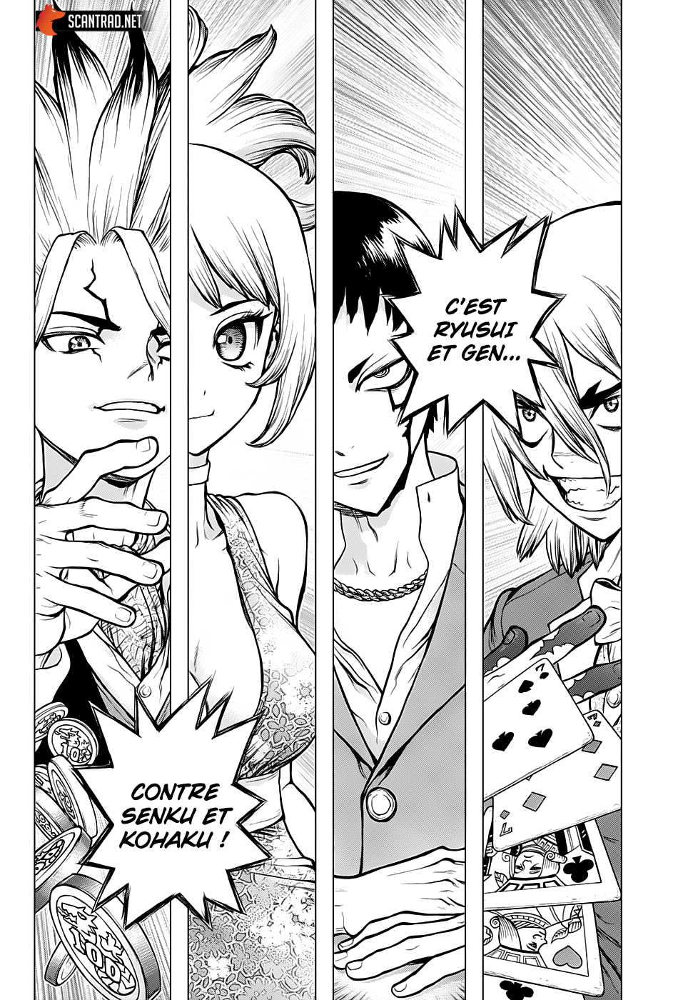  Dr. Stone Français - Dr. Stone 144 Ryusui & Gen VS. Senku & Kohaku - 2