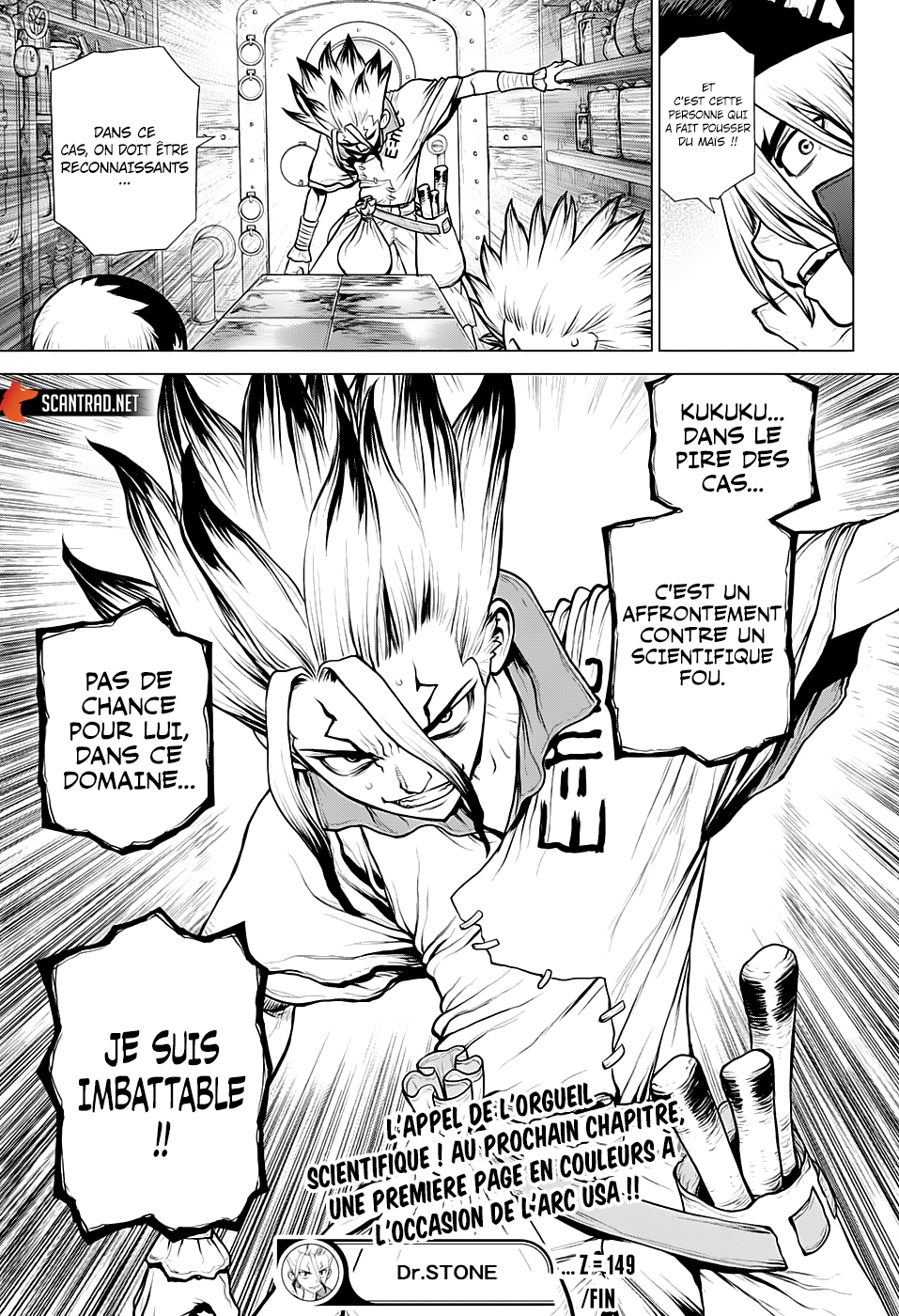  Dr. Stone Français - Dr. Stone 149 Appât lumineux dans l'obscurité - 18