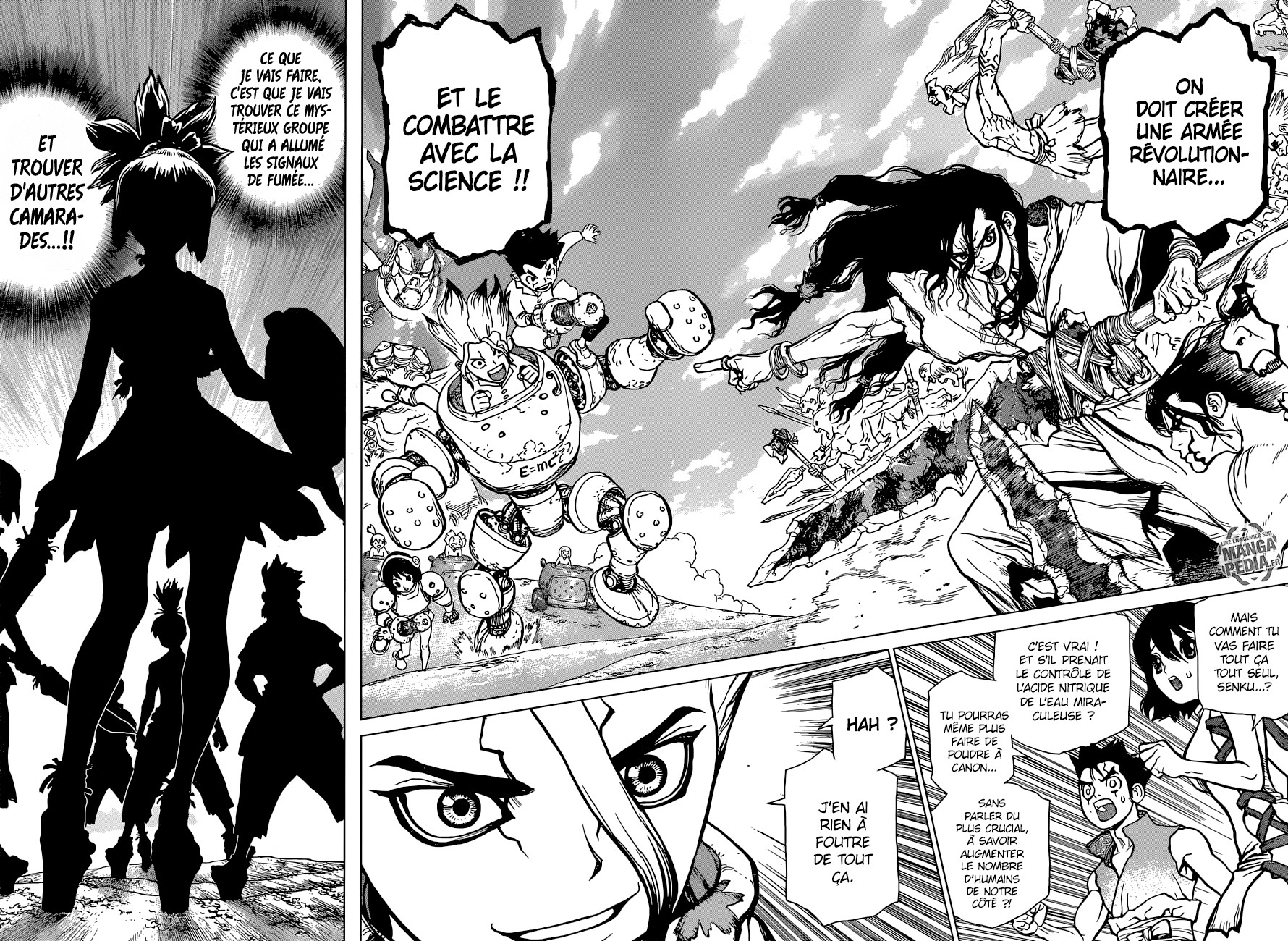  Dr. Stone Français - Dr. Stone 15 Les deux pays du monde de pierre - 13