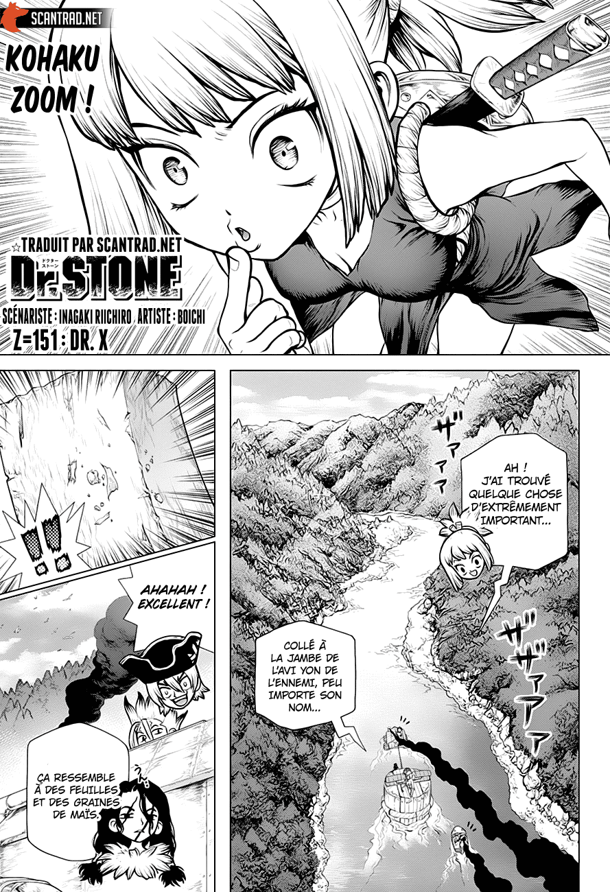  Dr. Stone Français - Dr. Stone 151 Dr. X - 1