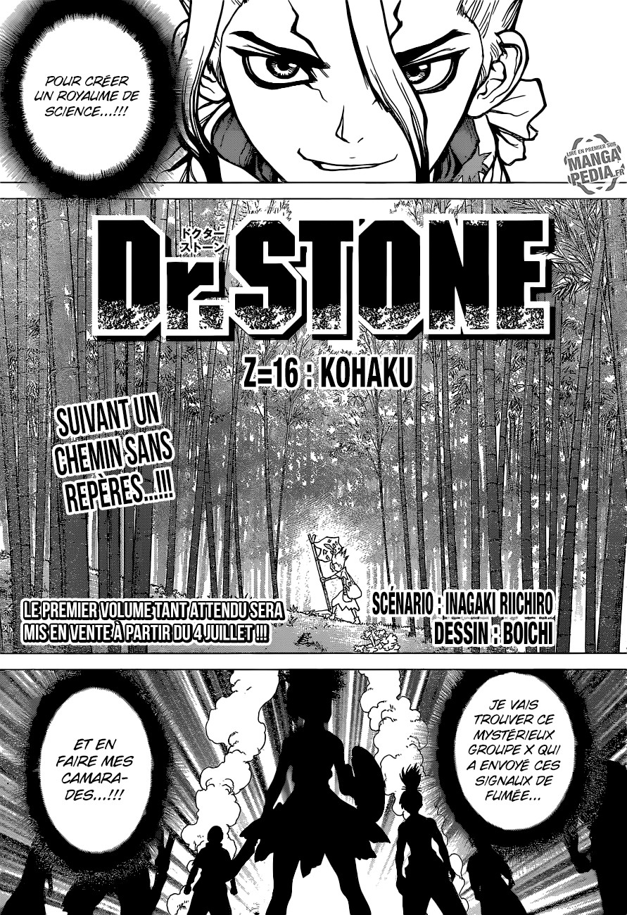  Dr. Stone Français - Dr. Stone 16 Kohaku - 1