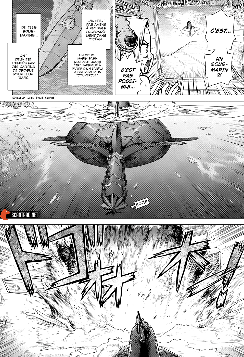  Dr. Stone Français - Dr. Stone 165 Ceux qui connaissent les règles et ceux qui les créent - 7