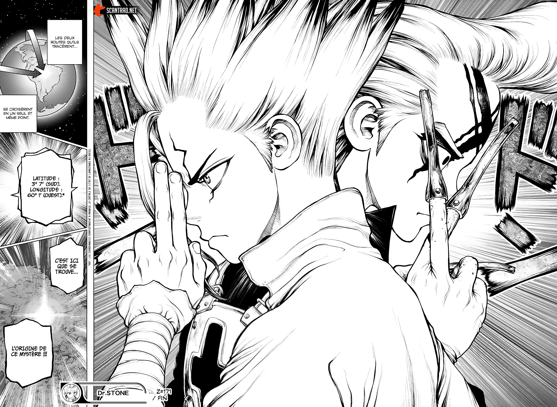  Dr. Stone Français - Dr. Stone 171 Fixer la même lumière - 18