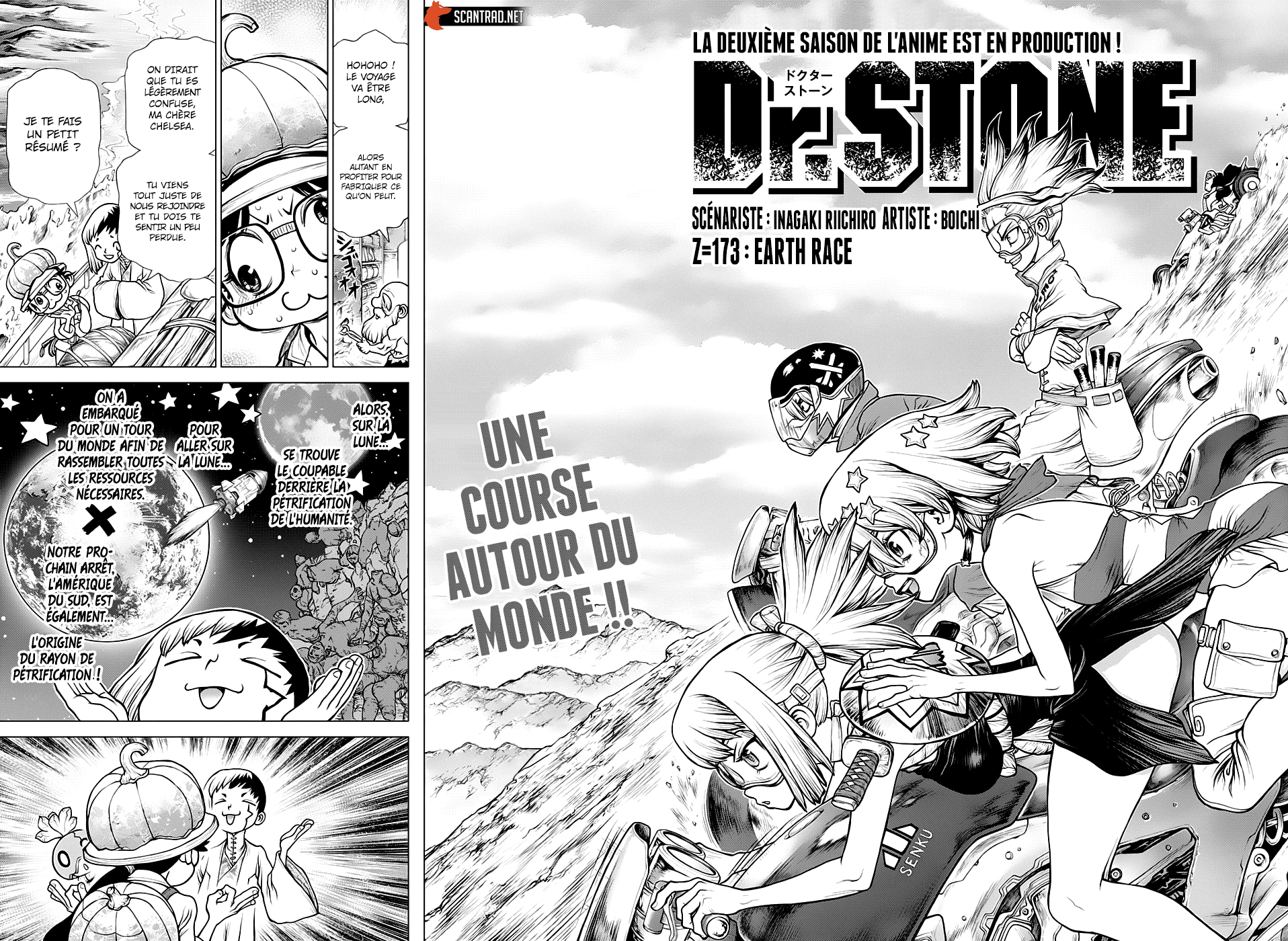  Dr. Stone Français - Dr. Stone 173 Earth race - 2