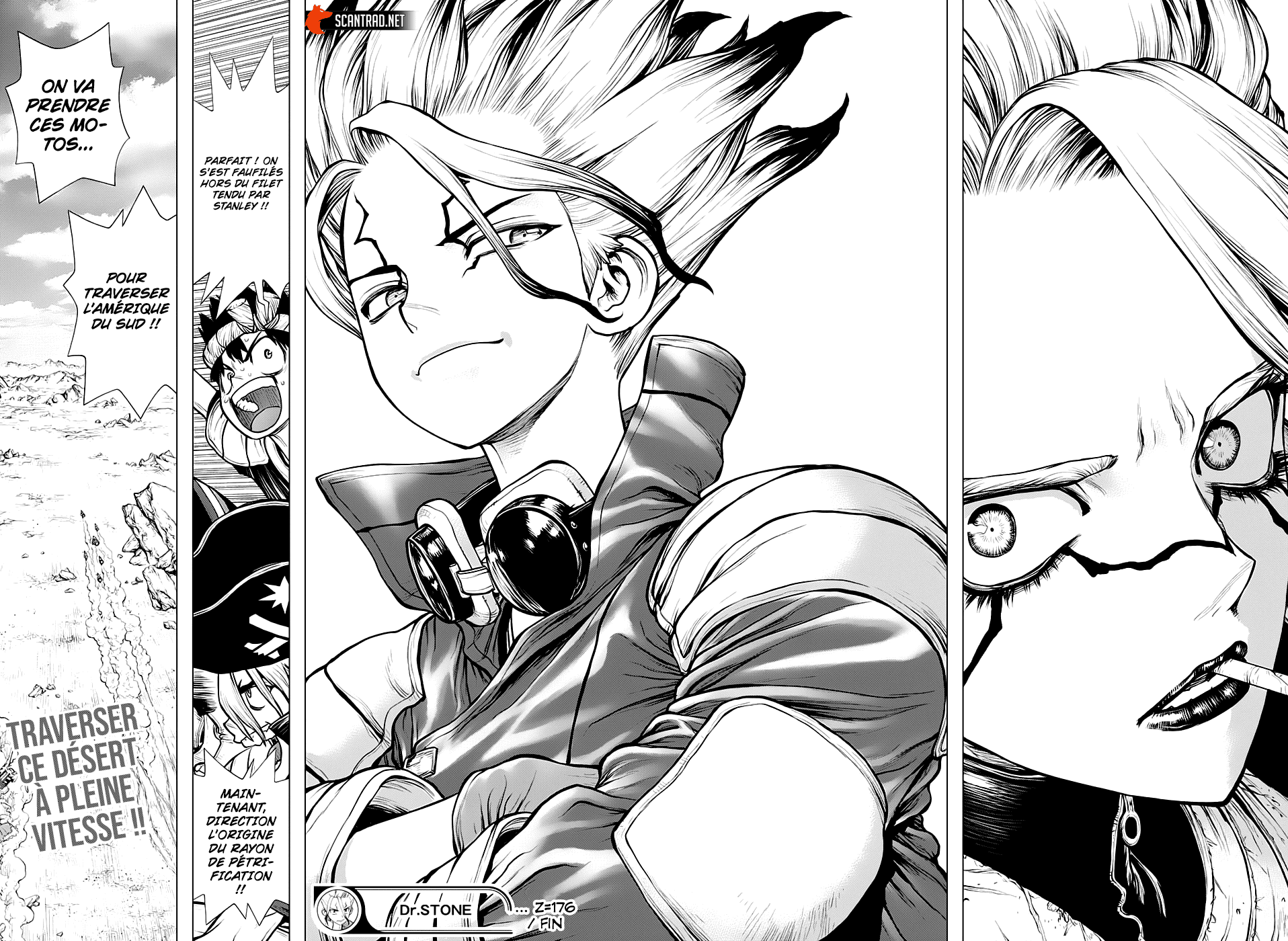  Dr. Stone Français - Dr. Stone 176 Plan de bataille pour briser le filet - 13