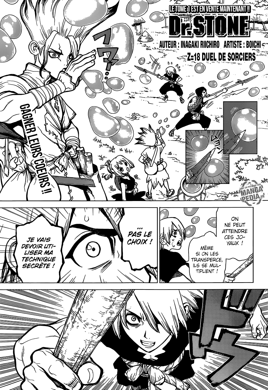  Dr. Stone Français - Dr. Stone 18 Duel de sorciers - 1