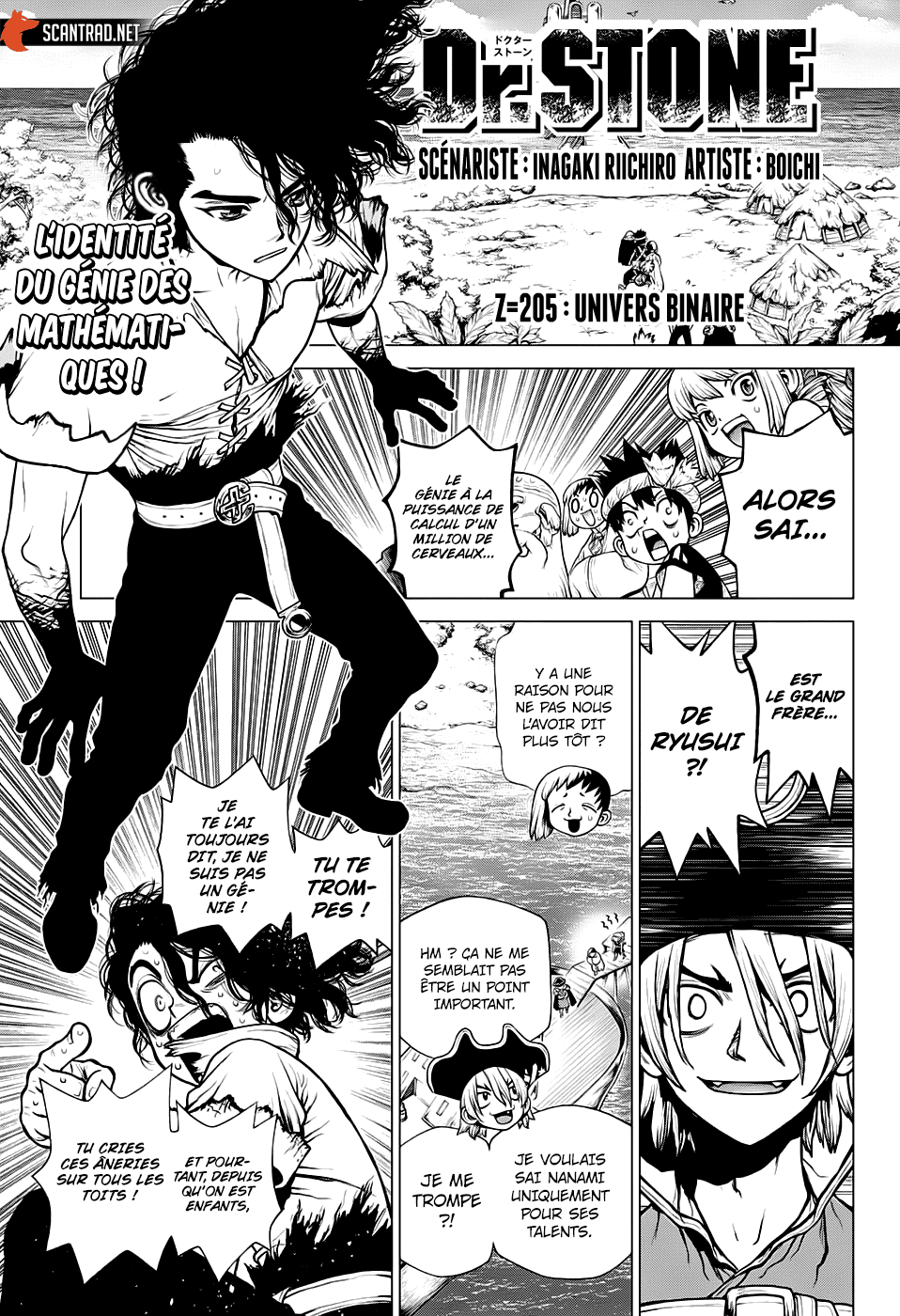  Dr. Stone Français - Dr. Stone 205 Univers binaire - 1