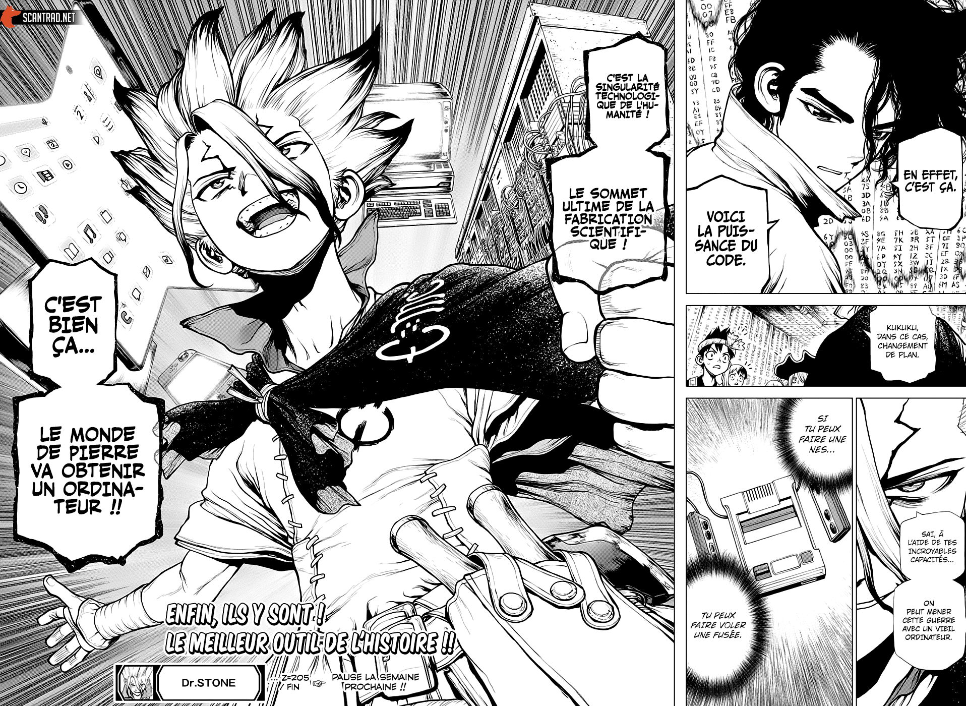  Dr. Stone Français - Dr. Stone 205 Univers binaire - 15